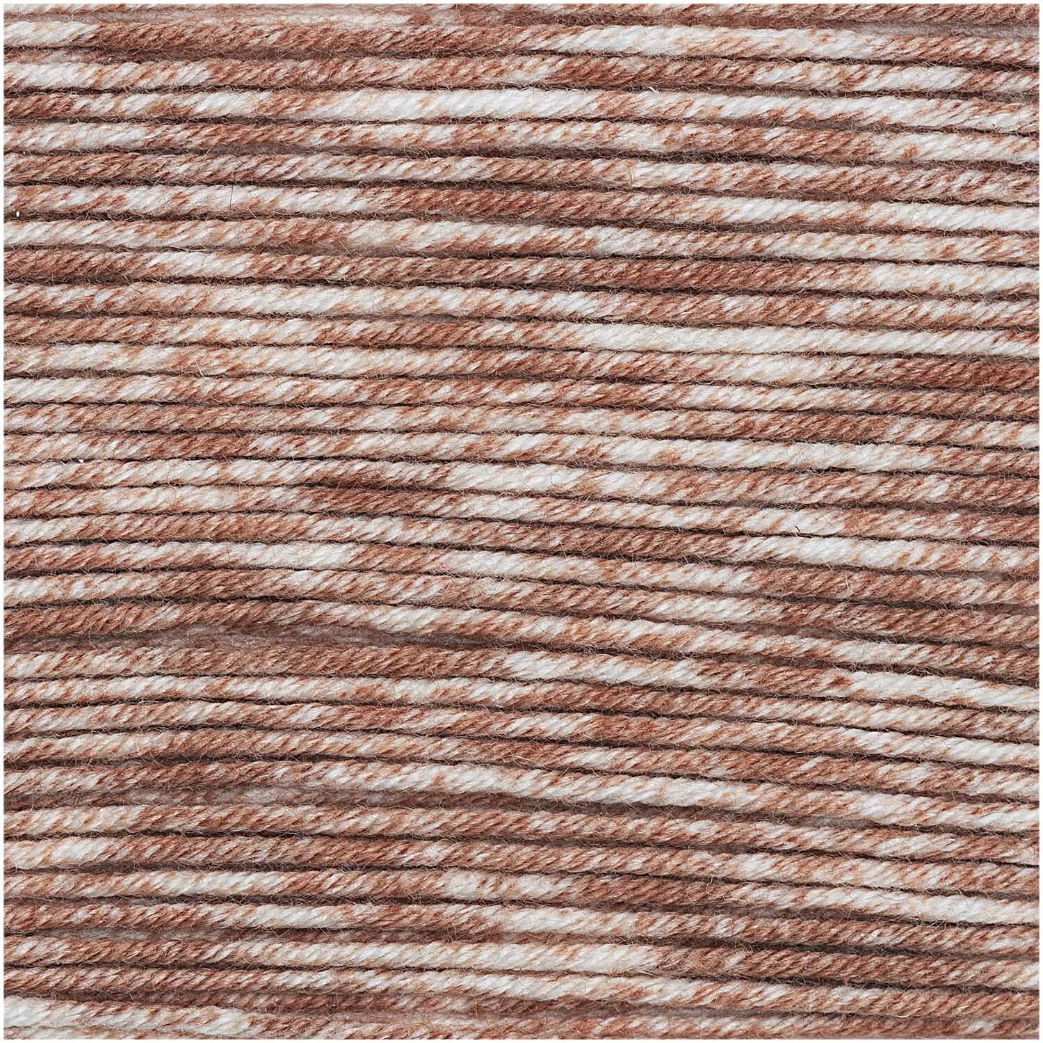 Creative Sport Print dk: Braunes Garn von Rico Design, 50g 145m, ideal für kreative Strickprojekte.