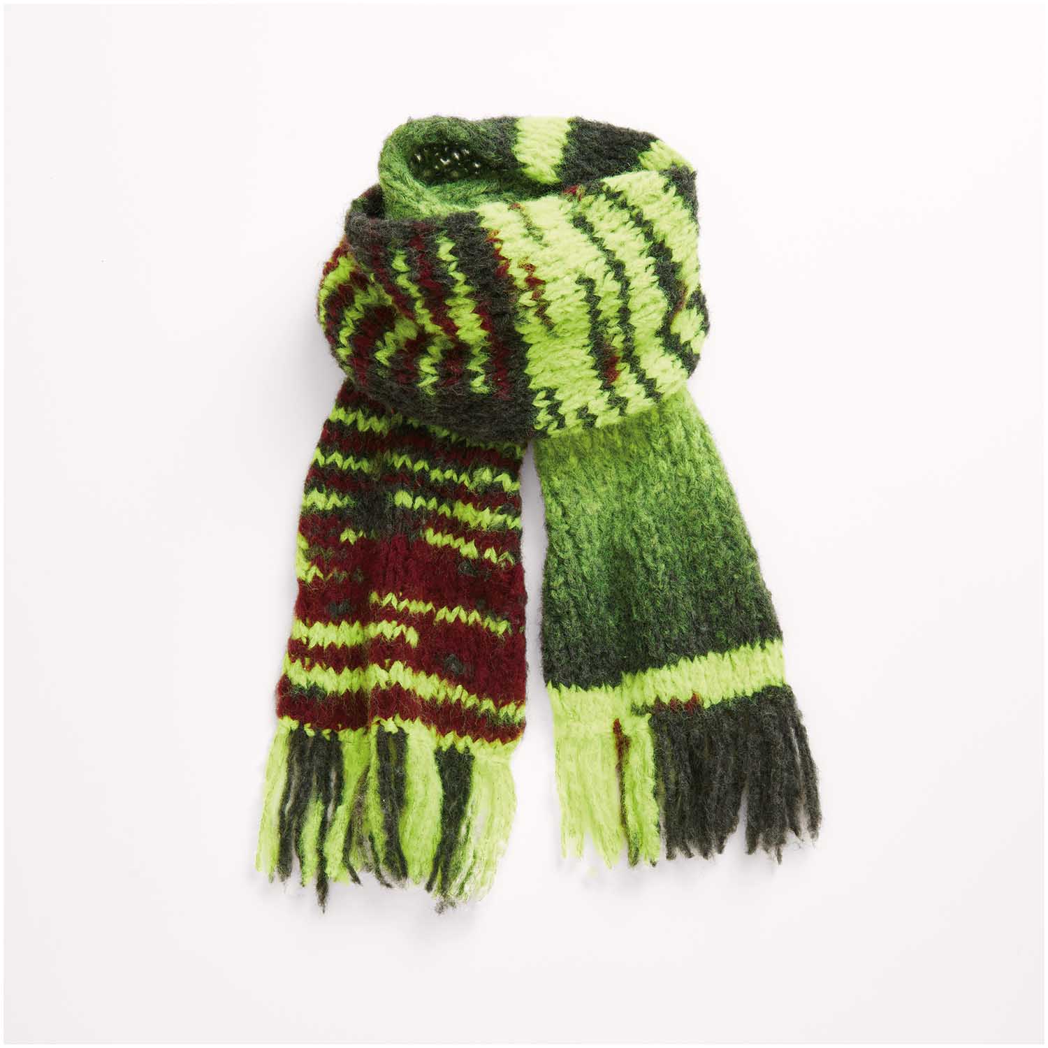 Gestrickter Schal: Modell 19 aus dem Heft Rico Kids 12