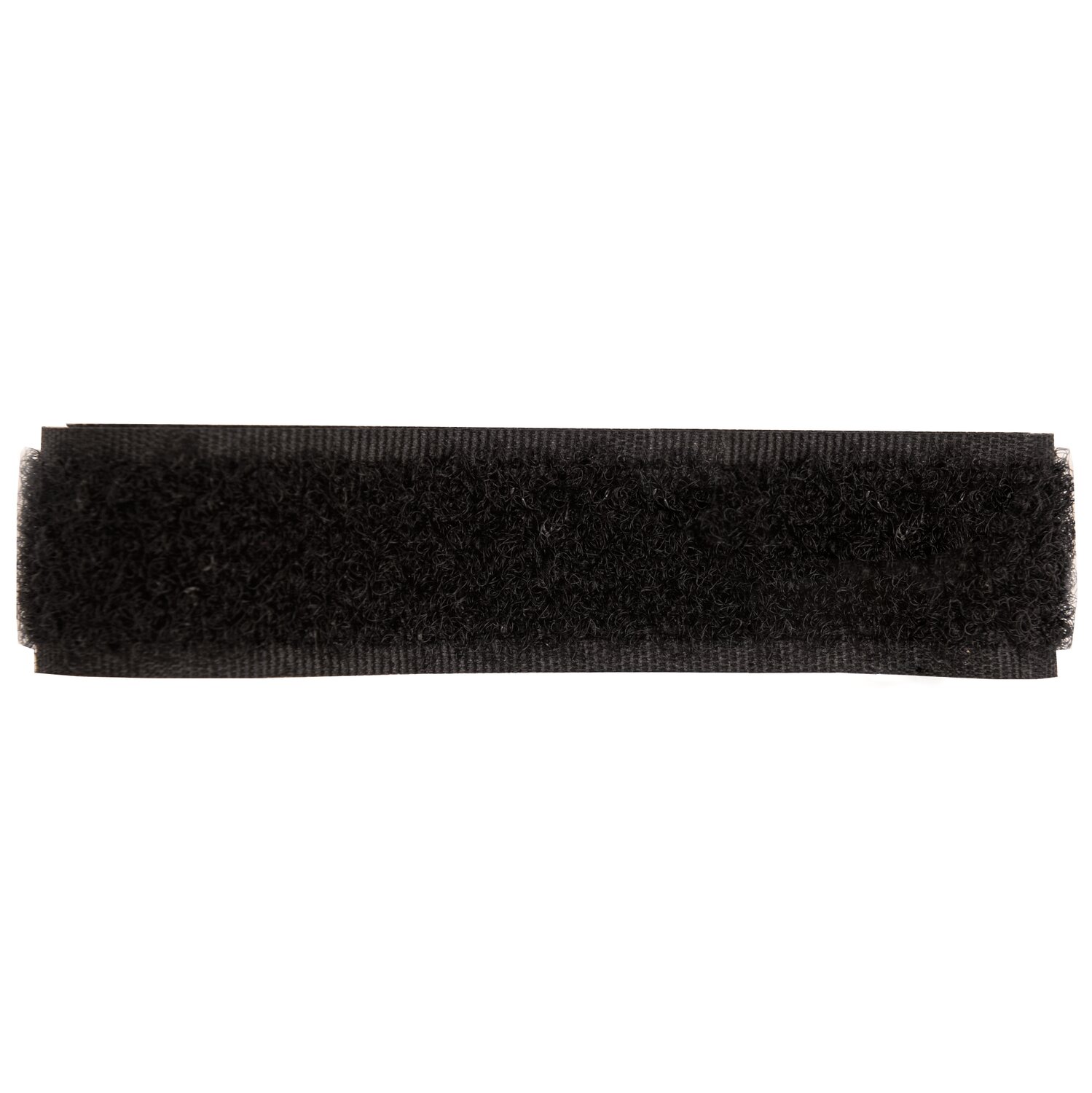 Klettband zum Annähen schwarz 50cm von Rico Design, flaches Bandstück in dunklem Ton, samtartige Hakenfläche, ideal für Nähprojekte und Kleidung