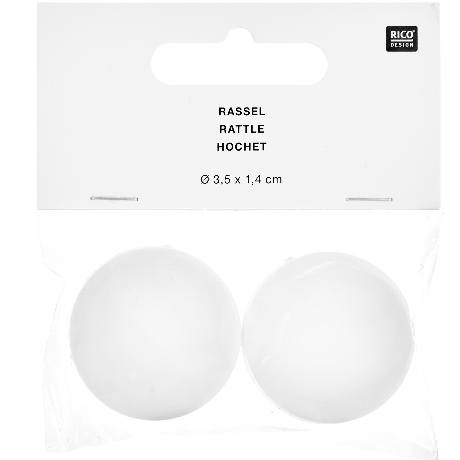 Rassel 3,5cm 2 Stück von Rico Design