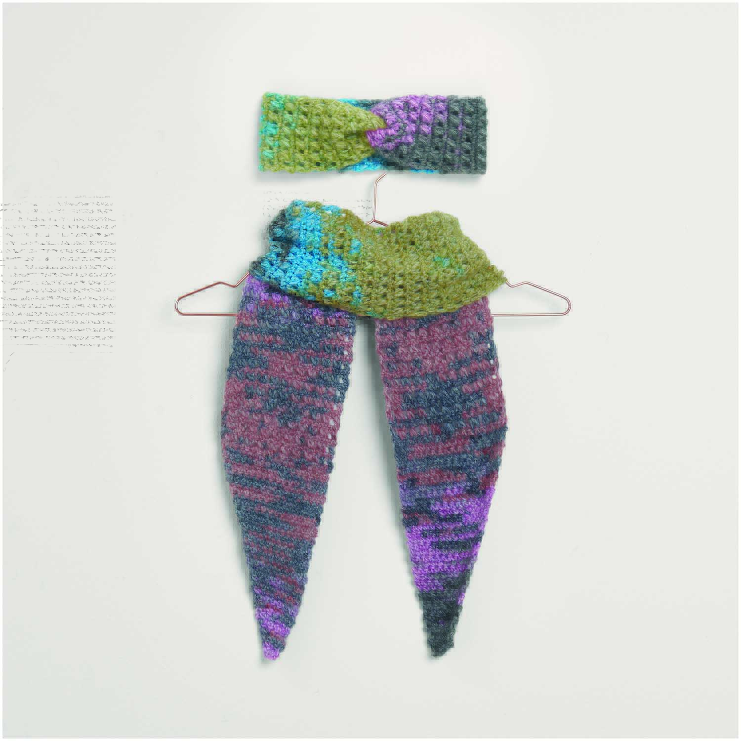 Gestricktes Stirnband und Tuch: Modell 15 und 16 aus dem Heft Creative Painted Power Special