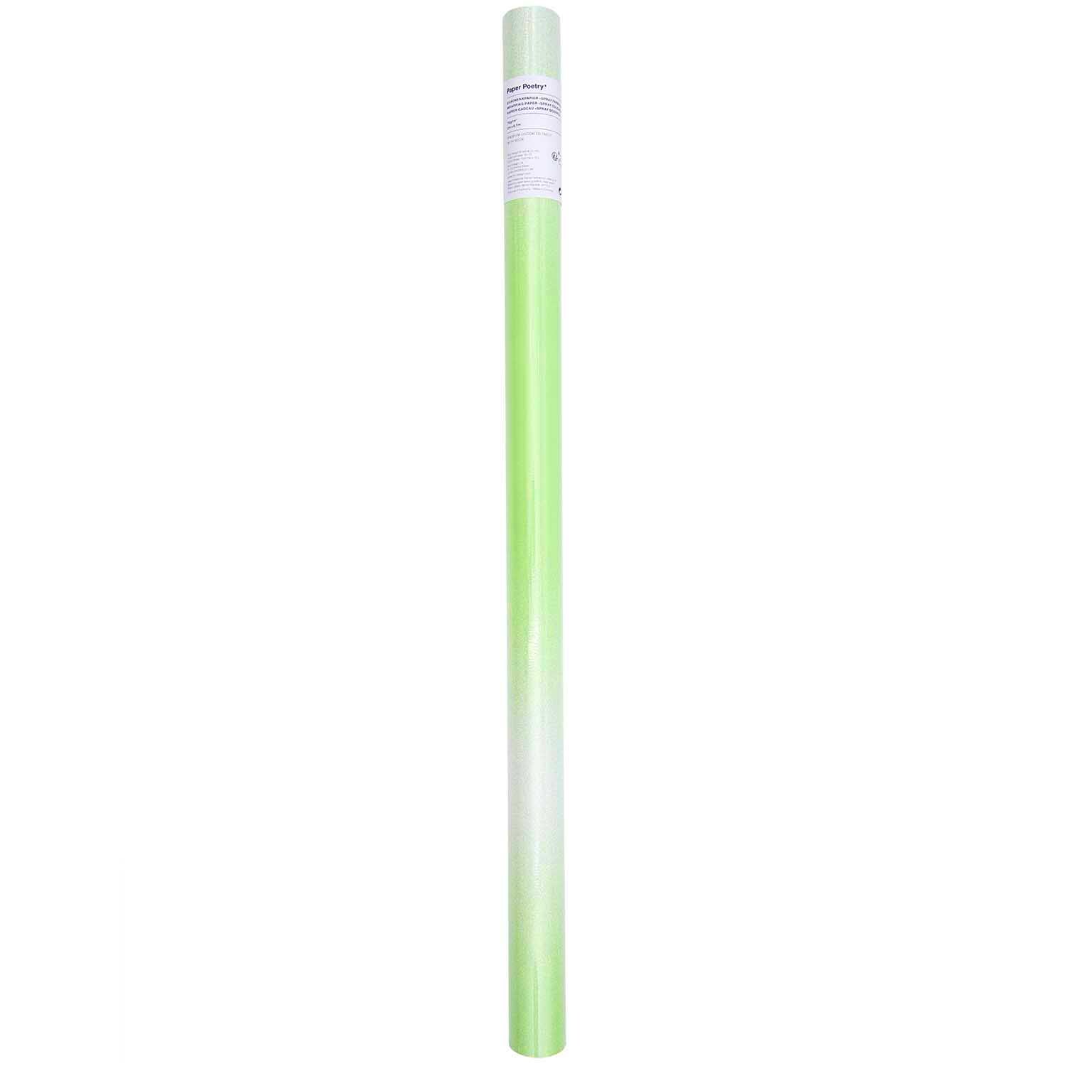 Paper Poetry Geschenkpapier Spray Farbverlauf neon grün 200x70cm 70g/m² von Rico Design