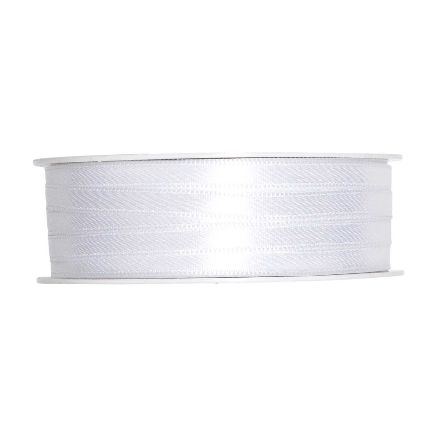 Satinband 6mm 10m auf Rolle, glänzend und elegant, ideal für Dekorationen und Bastelarbeiten.