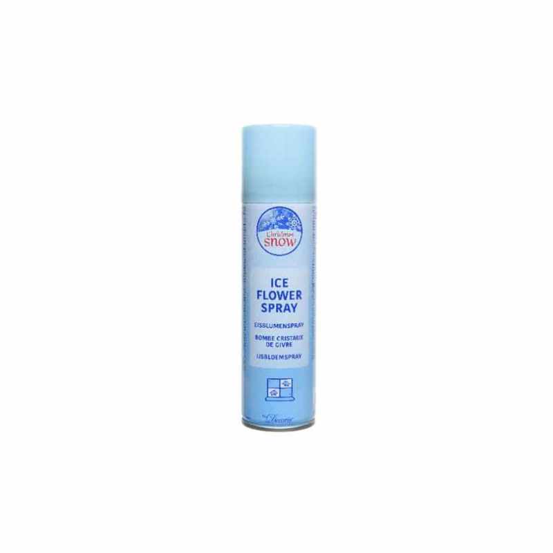 Eisblumenspray weiß 150ml von Kaemingk: Eine Dose mit dekorativem Spray für winterliche Effekte.