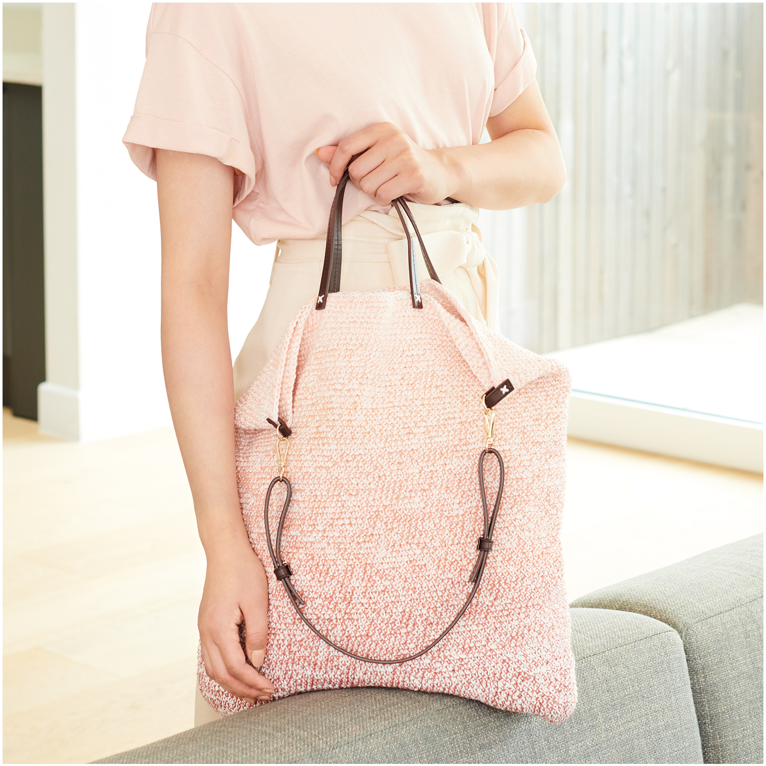 Häkelset Tasche Modell 04 aus Lovewool Nr. 18 von Rico Design