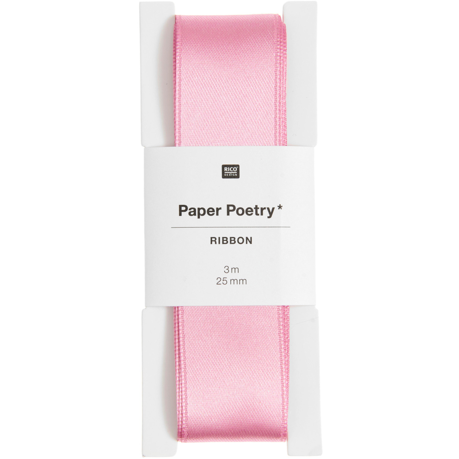 Satinband glänzend Pink 25mmx3m von Rico Design