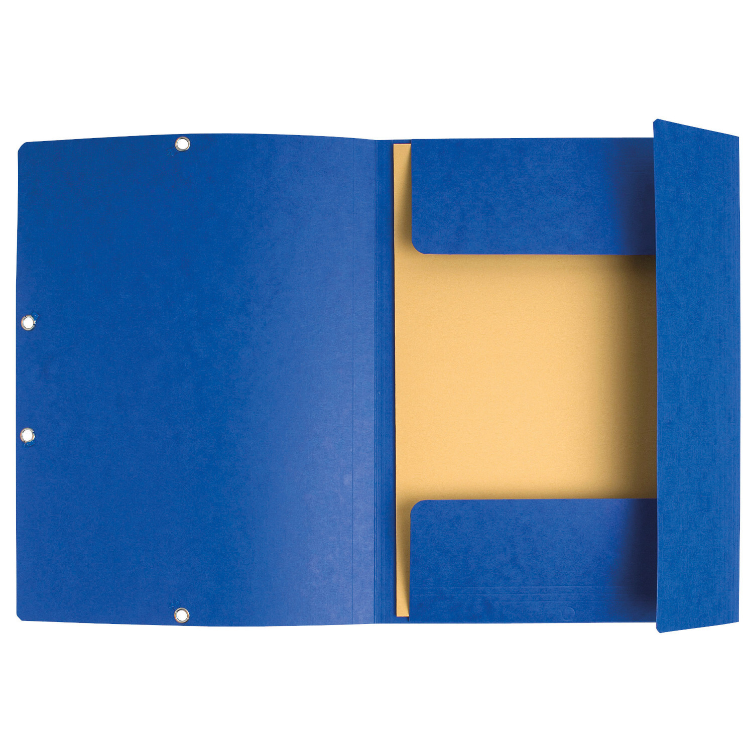 Sammelmappe mit Gummizug A4 400g/m² Farbe Blau von Exacompta