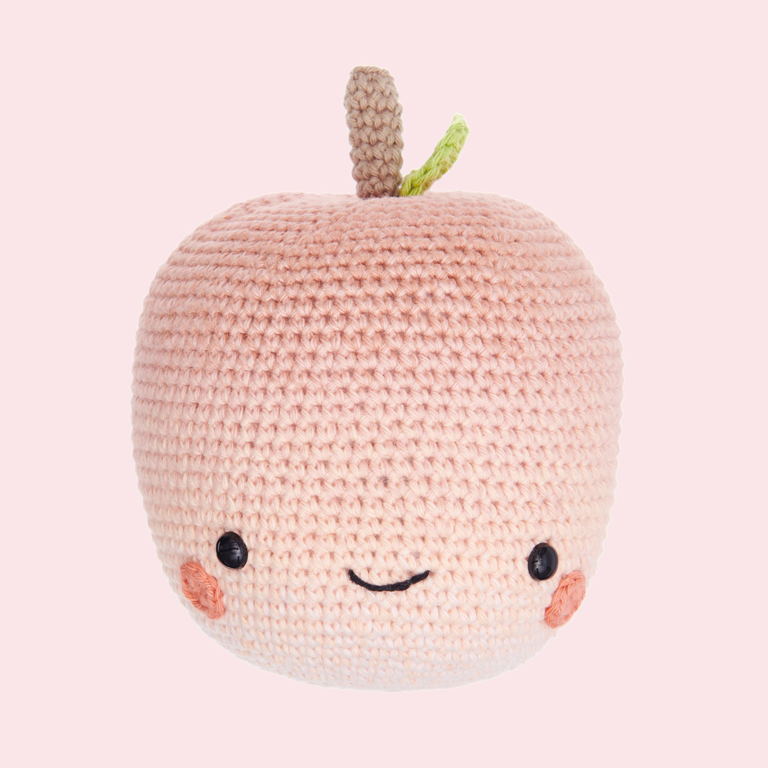 Häkelfigur Apfel aus dem Heft Ricorumi Fresh Friends