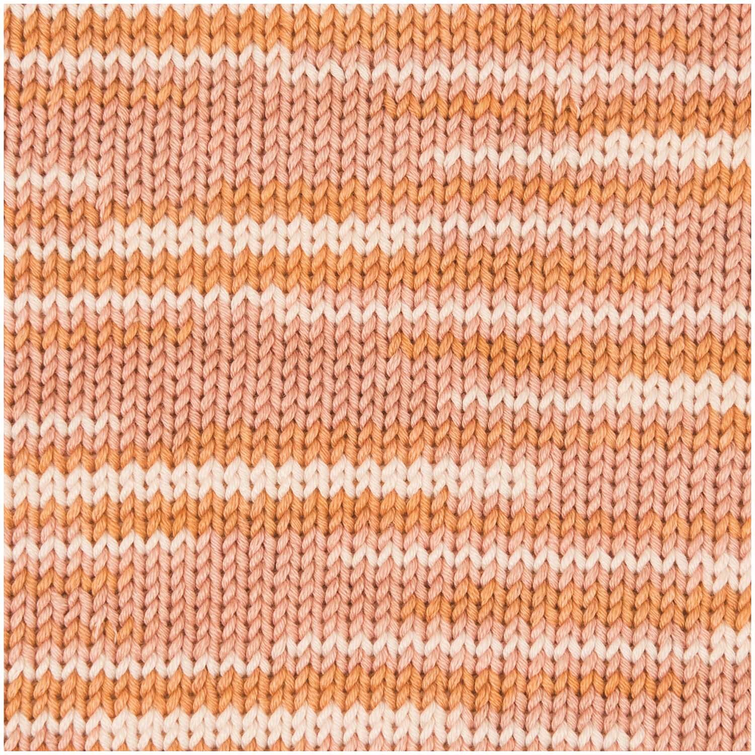 Mille Fili Print, gestricktes Muster in Altrosa-Mix, 50g 130m, von Wolle Rödel. Ideal für kreative Strickprojekte.