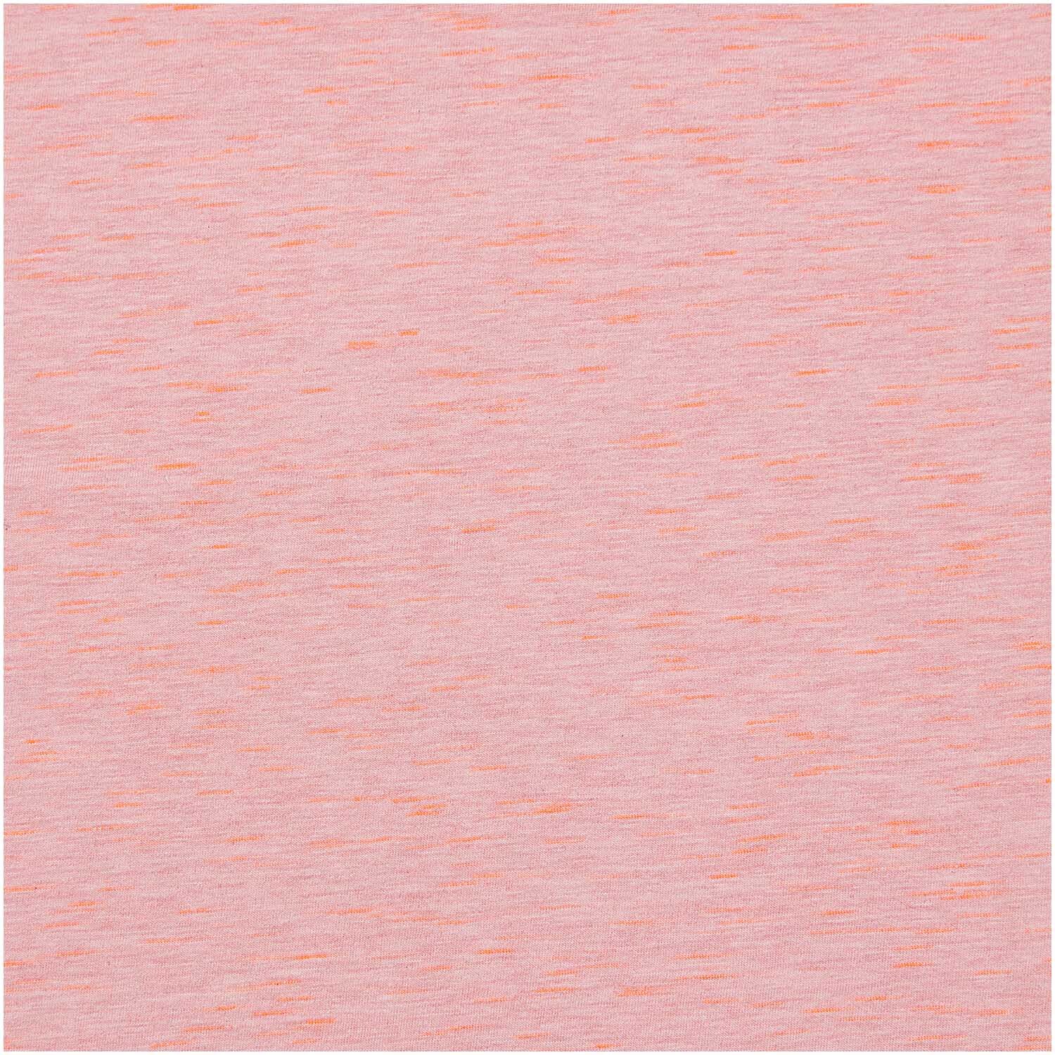 Stoffabschnitt Jersey pfirsich-neonorange 80x100cm von Rico Design. Weicher Stoff in zartem Pfirsichton, ideal für kreative Nähprojekte.