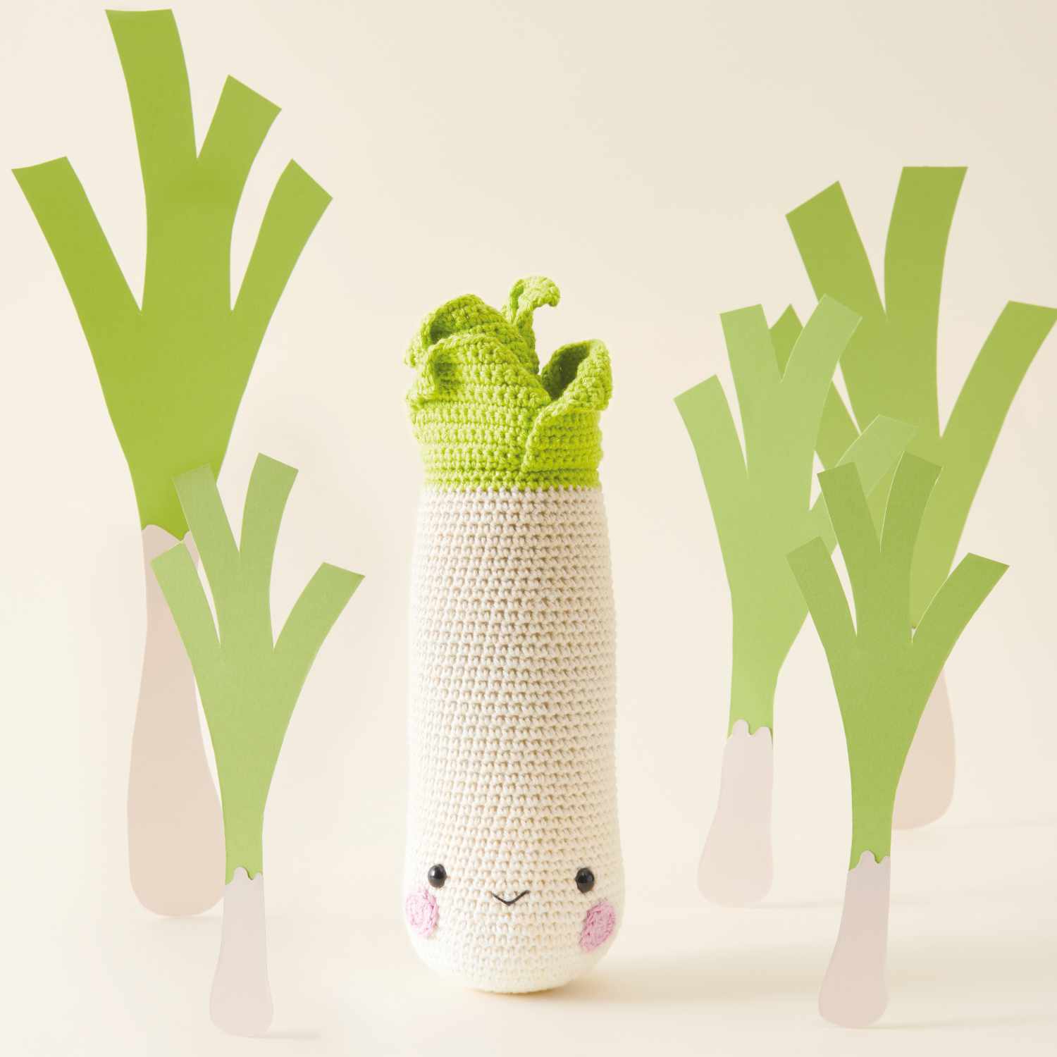 Häkelset Lauch aus Ricorumi Fresh Friends von Rico Design