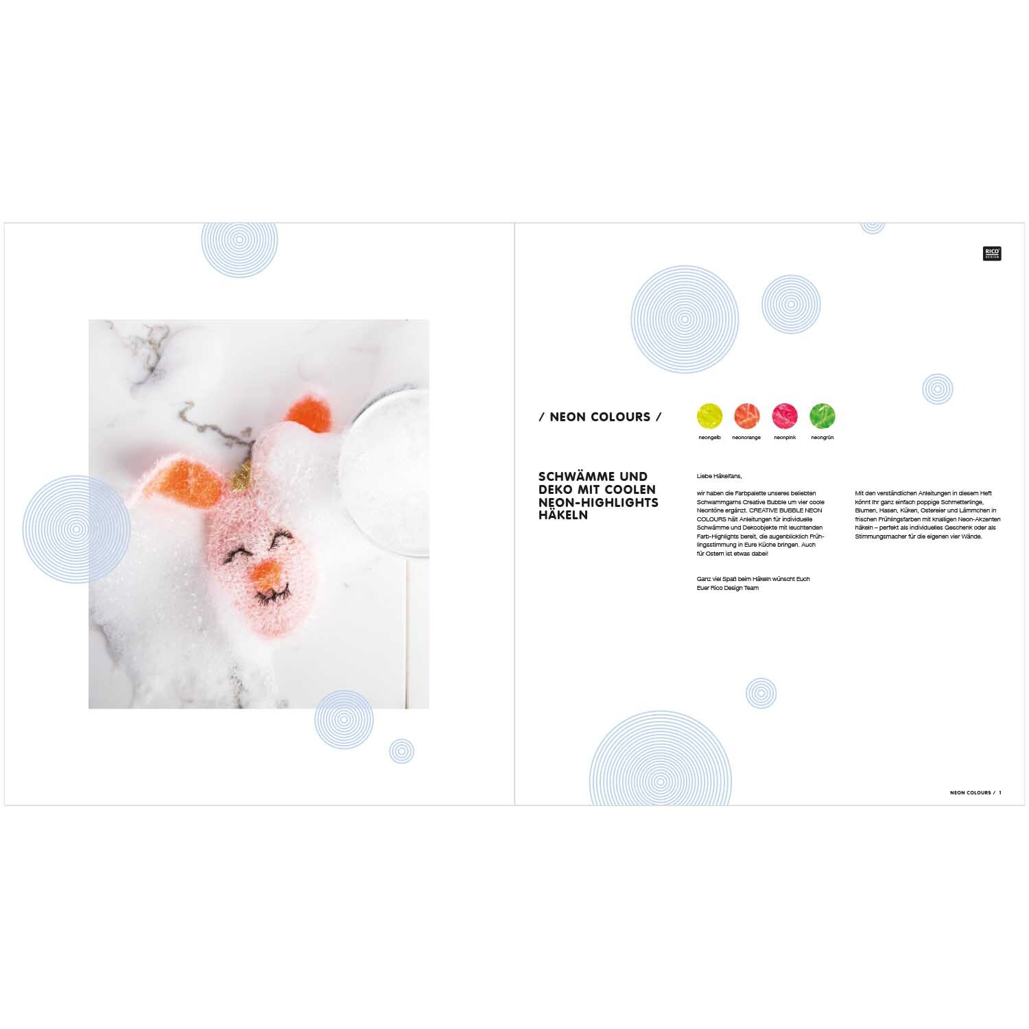 Creative Bubble - Neon Colours deutsch von Rico Design