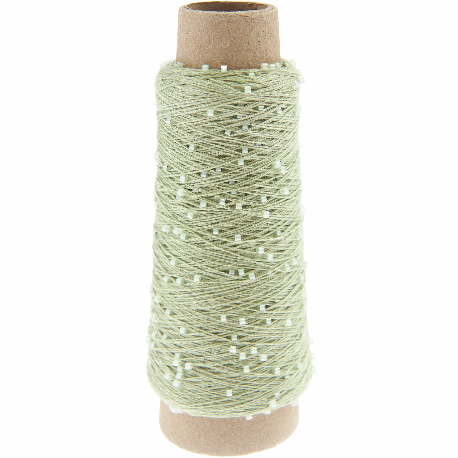 Creative Make It Perlchen, Jade: Garnrolle mit Perlchen, 25g 255m, ideal für kreative Projekte.