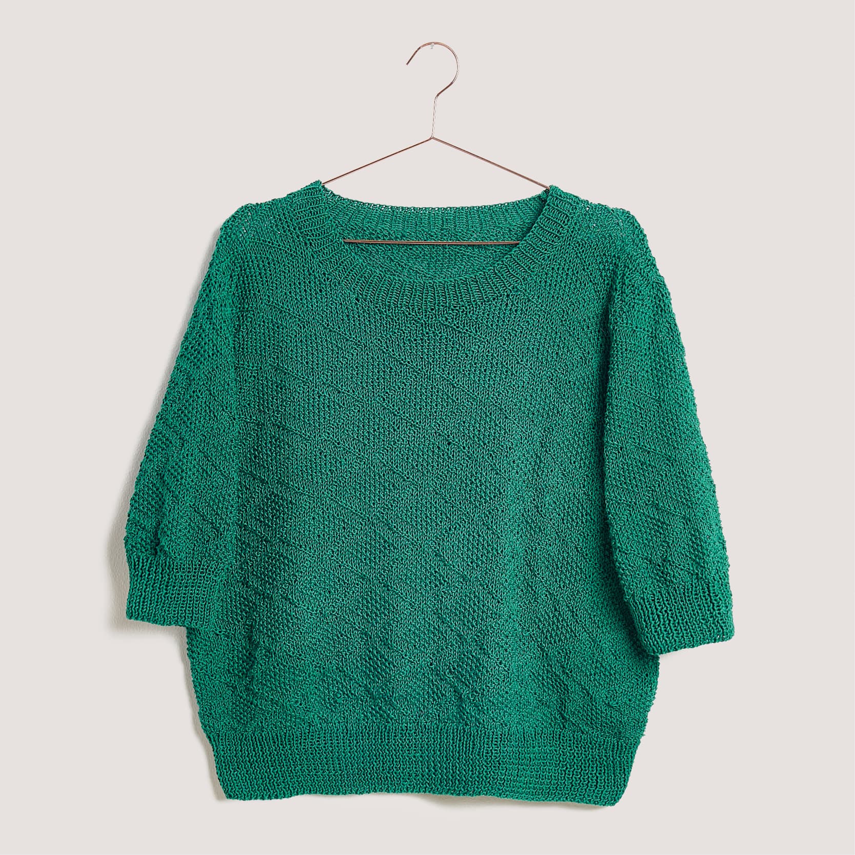 Gestricktes Shirt: Modell 25 aus dem Heft Lovewool No. 18