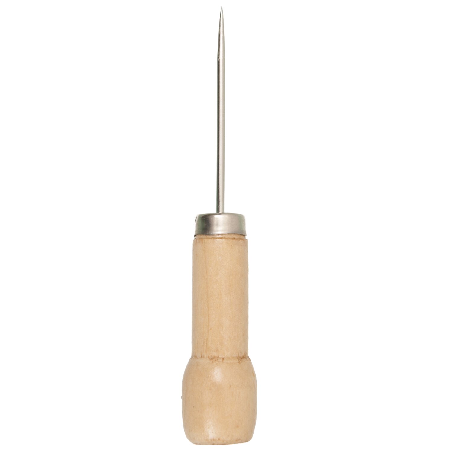 Ahle 13cm, stabiles Handwerkswerkzeug von Rico Design mit hellem Holzgriff und spitzer Metallklinge, ideal zum präzisen Durchstechen von Leder oder Papier