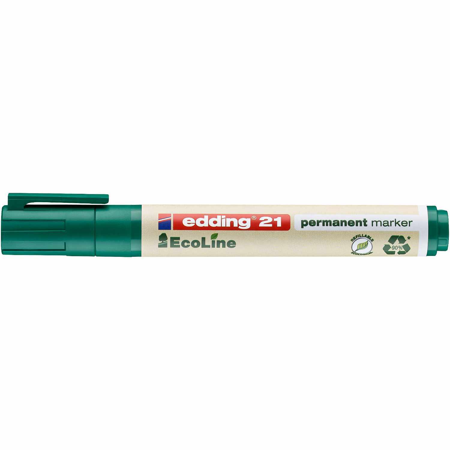 21 EcoLine Permanentmarker 1,5-3mm Farbe Grün von edding International 