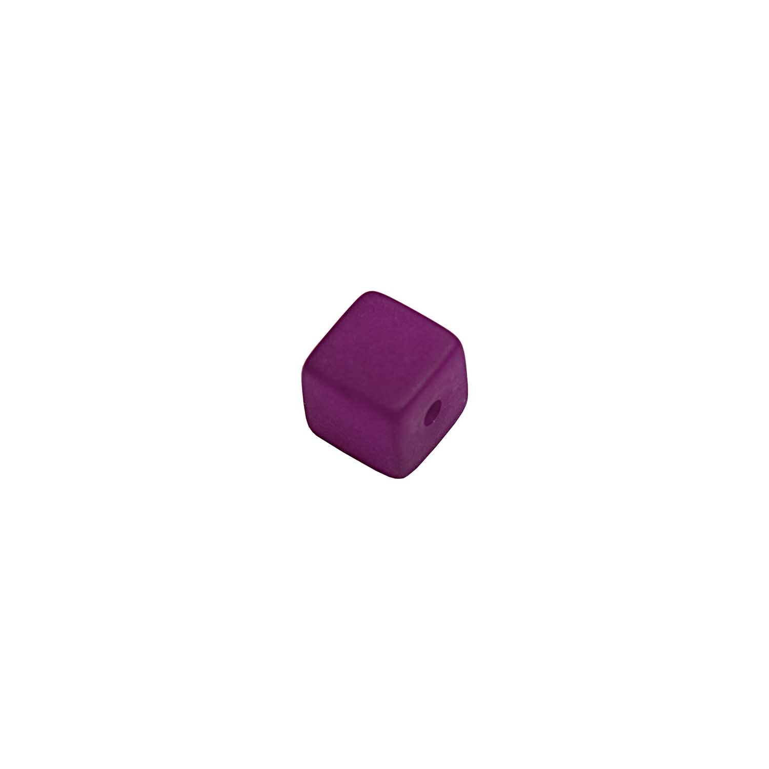 Polaris Würfel 8x8mm 5 Stück von Rico Design in kräftigem Lila, ideal für kreative Projekte.