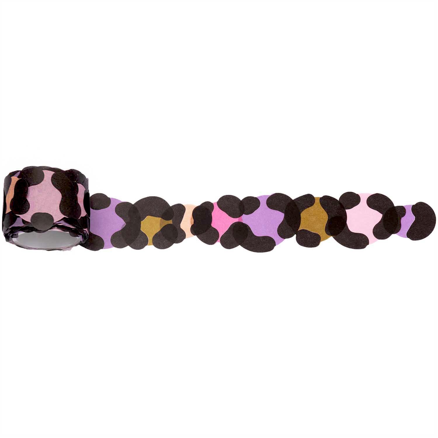 Washi Sticker Acid Leo pink 200 Stück von Rico Design mit Leopardenmuster in Rosa und Schwarz.