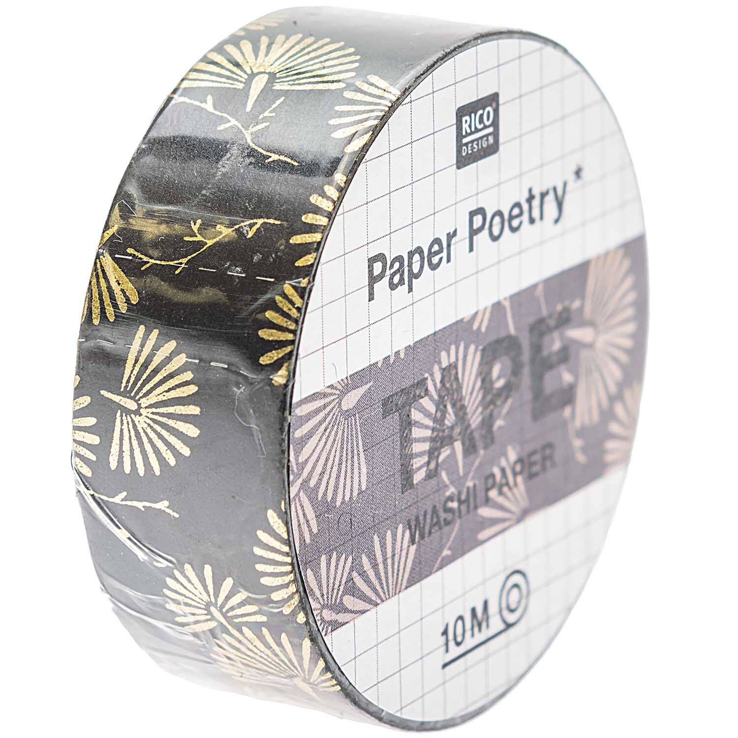 Paper Poetry Tape Jardin Japonais Farnblätter 1,5cm 10m von Rico Design