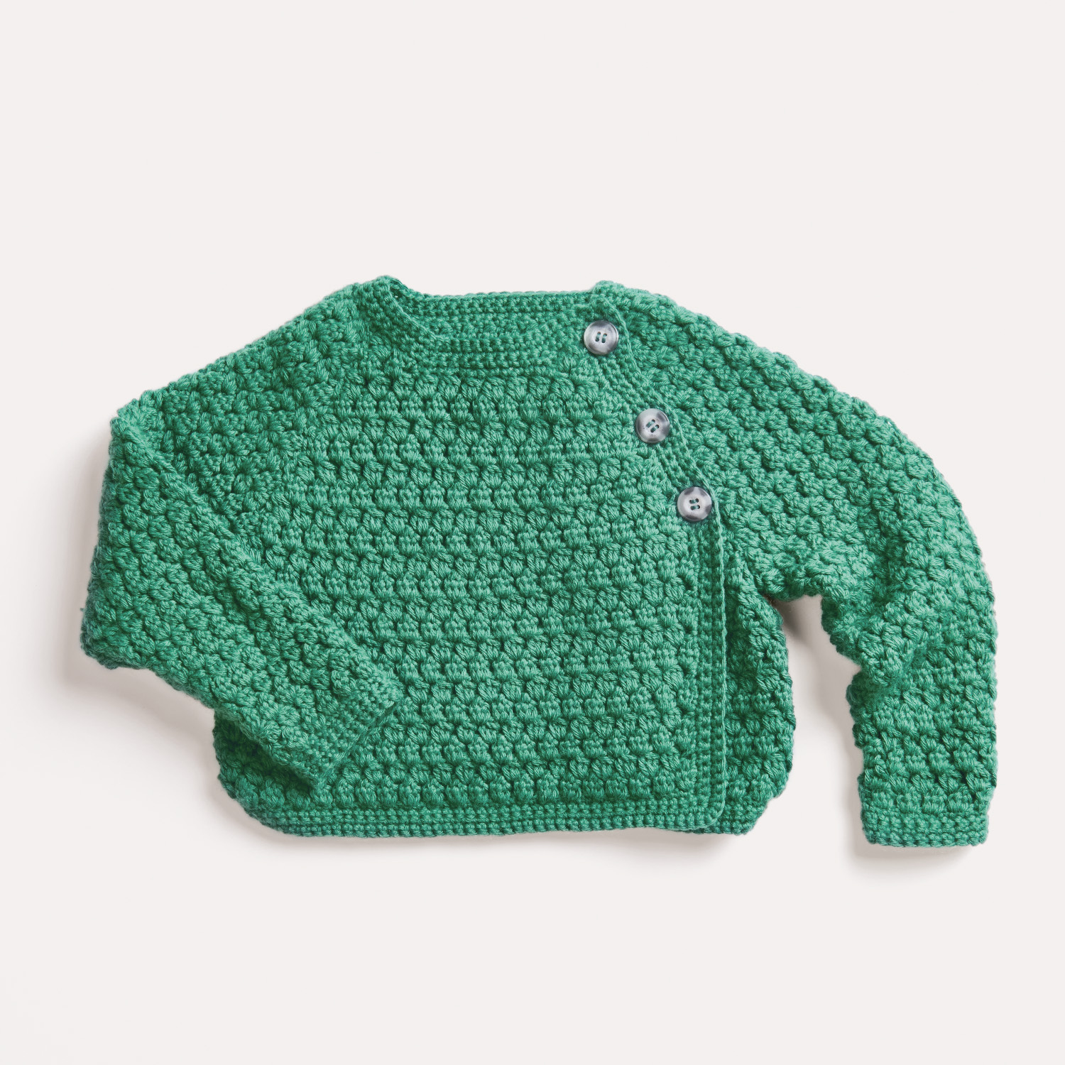 Häkelanleitung Jacke aus Baby Dream dk Uni von Rico Design