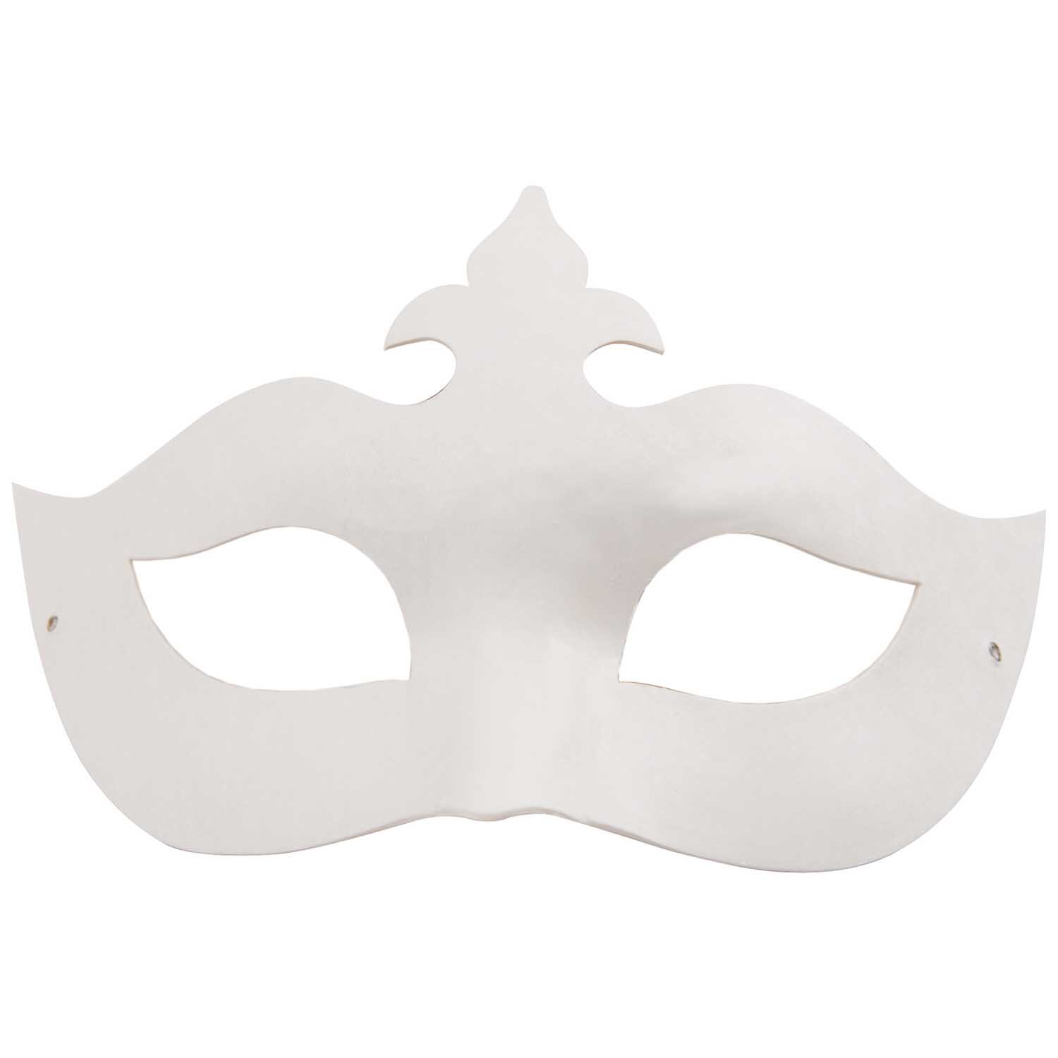 Maske Prinzessin 19,5x13cm von Rico Design in elegantem Design, ideal für Kostümpartys.