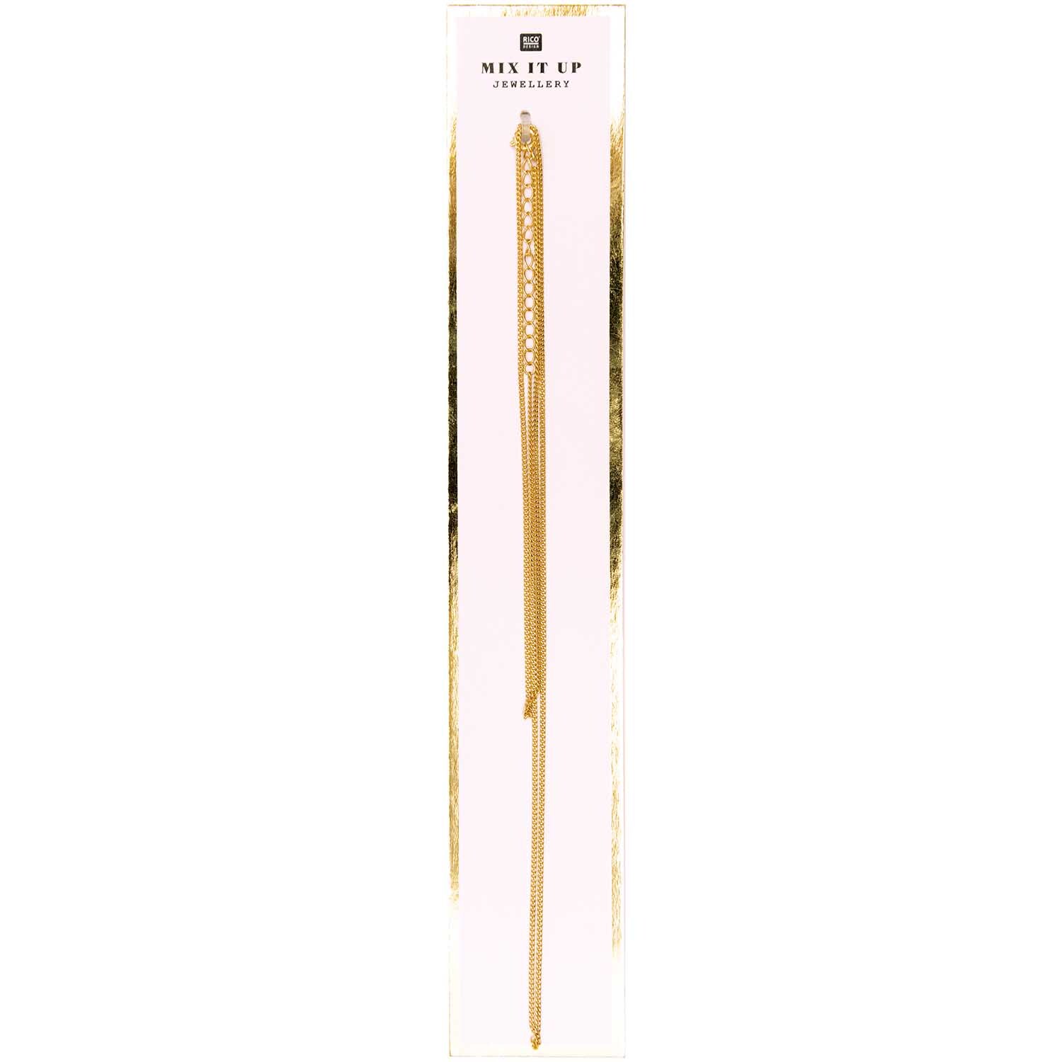 Mix it Up - Jewellery Gliederkette gold 65cm von Rico Design