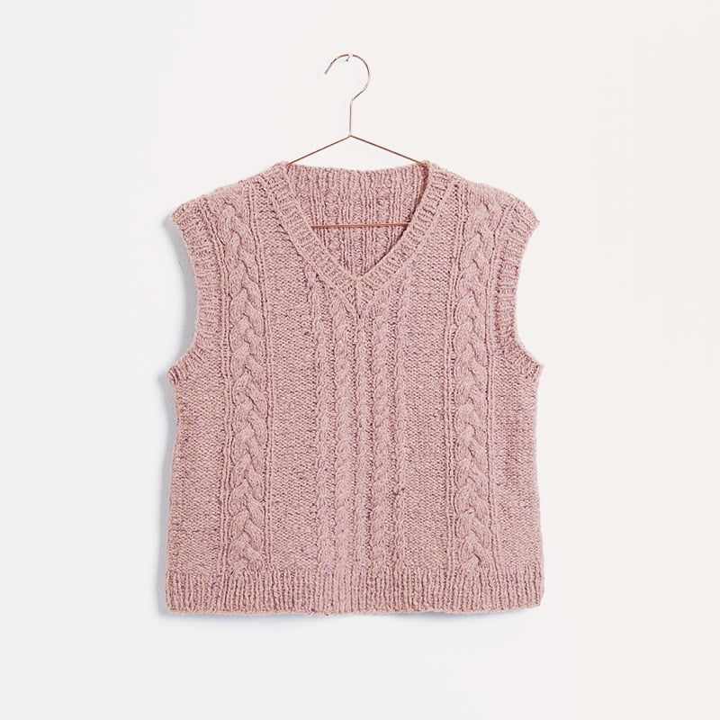 Gestrickter Damenpullunder: Modell 21 aus dem Heft Trachten Special I mog di
