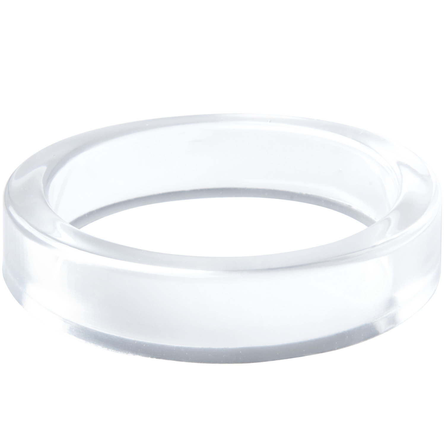 Silikon Gießform Armreif, transparent, Ø8,4x1,6cm. Ideal für DIY-Schmuckprojekte.