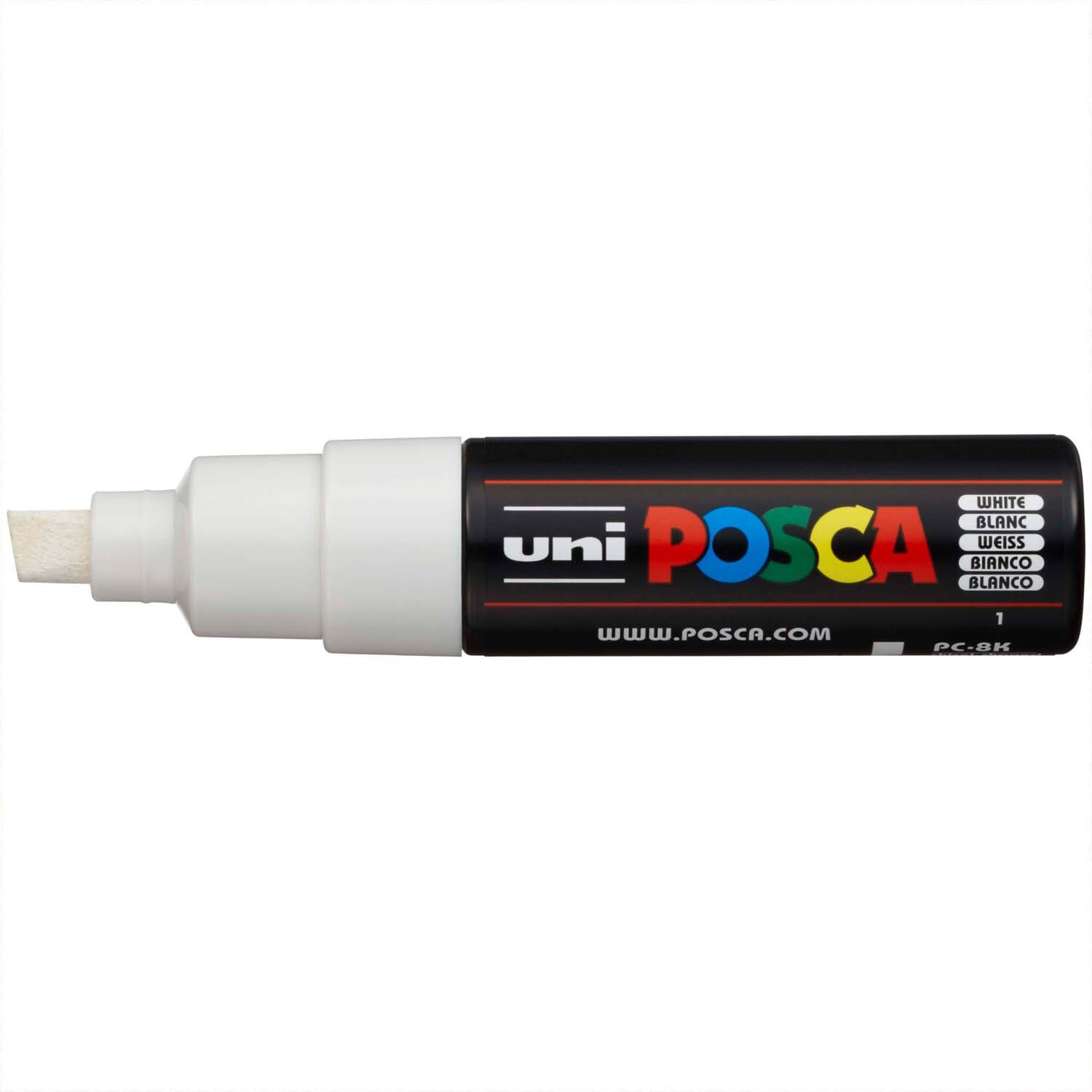 POSCA-Marker PC-8K 8mm Farbe Weiß von Faber-Castell 