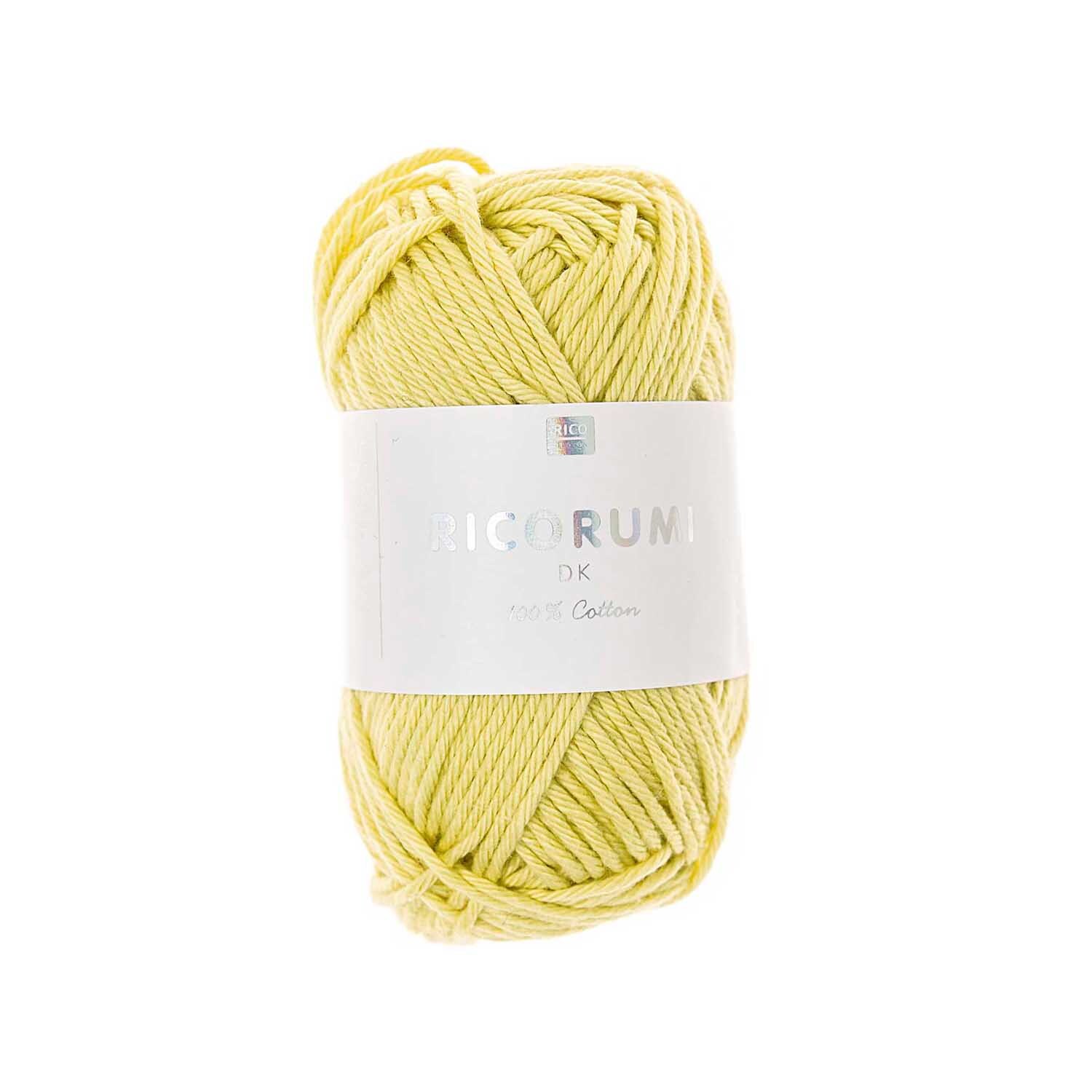 Creative Ricorumi dk Häkelset Rain-Head: Pastellgelbes Garnknäuel von Rico Design, 25g. Ideal für kreative Häkelprojekte.