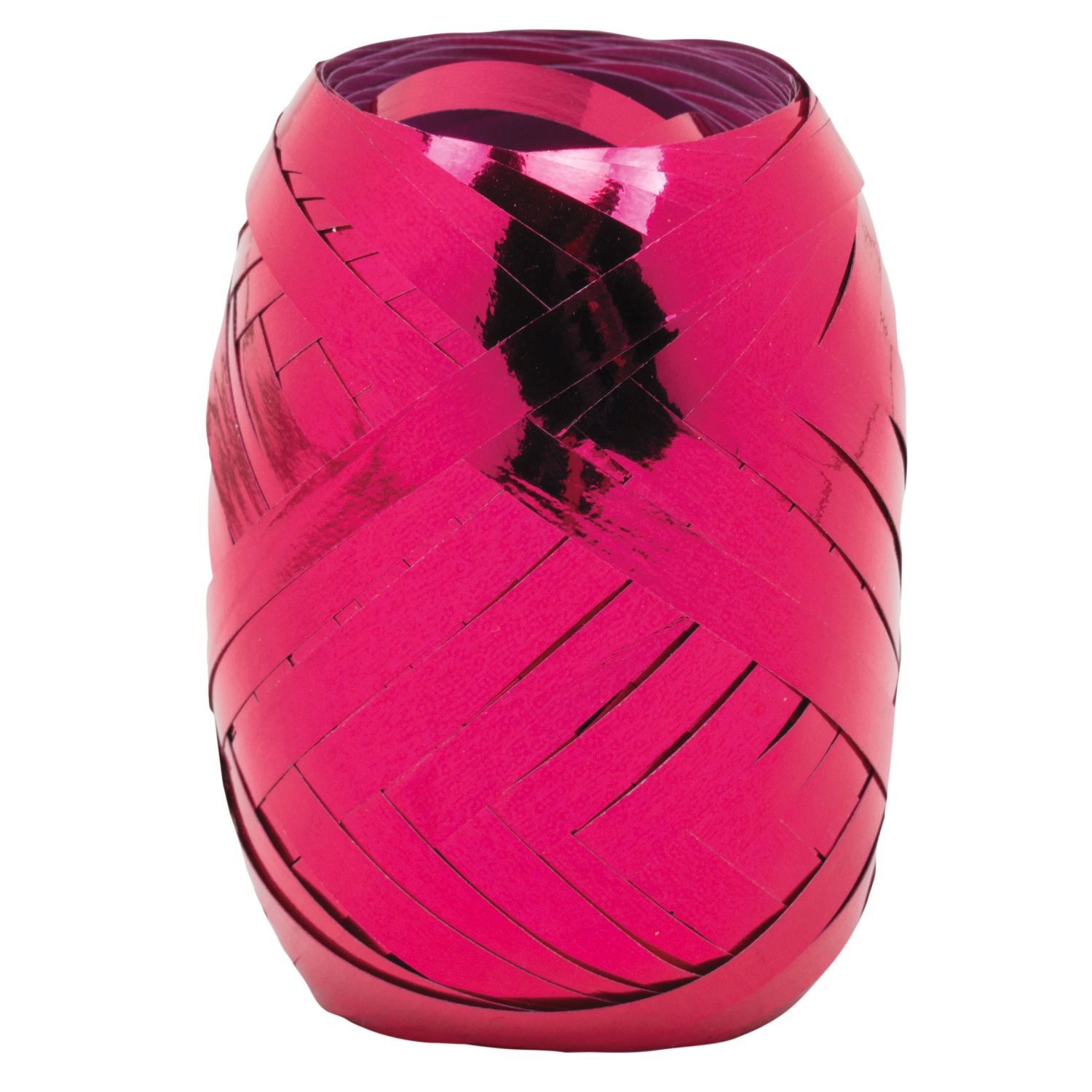 Ringelband 5mm 20m, glänzend pink, ideal zum Verpacken von Geschenken und Dekorieren.