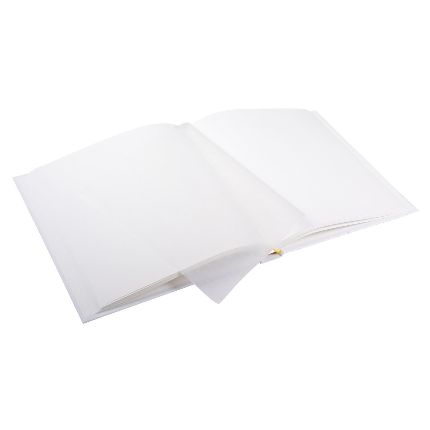 Hochzeitsalbum Blütenliebe Weiß 60 Seiten, 30x31cm, von goldbuch. Elegantes Design mit weißen Seiten. Ideal für Erinnerungen.