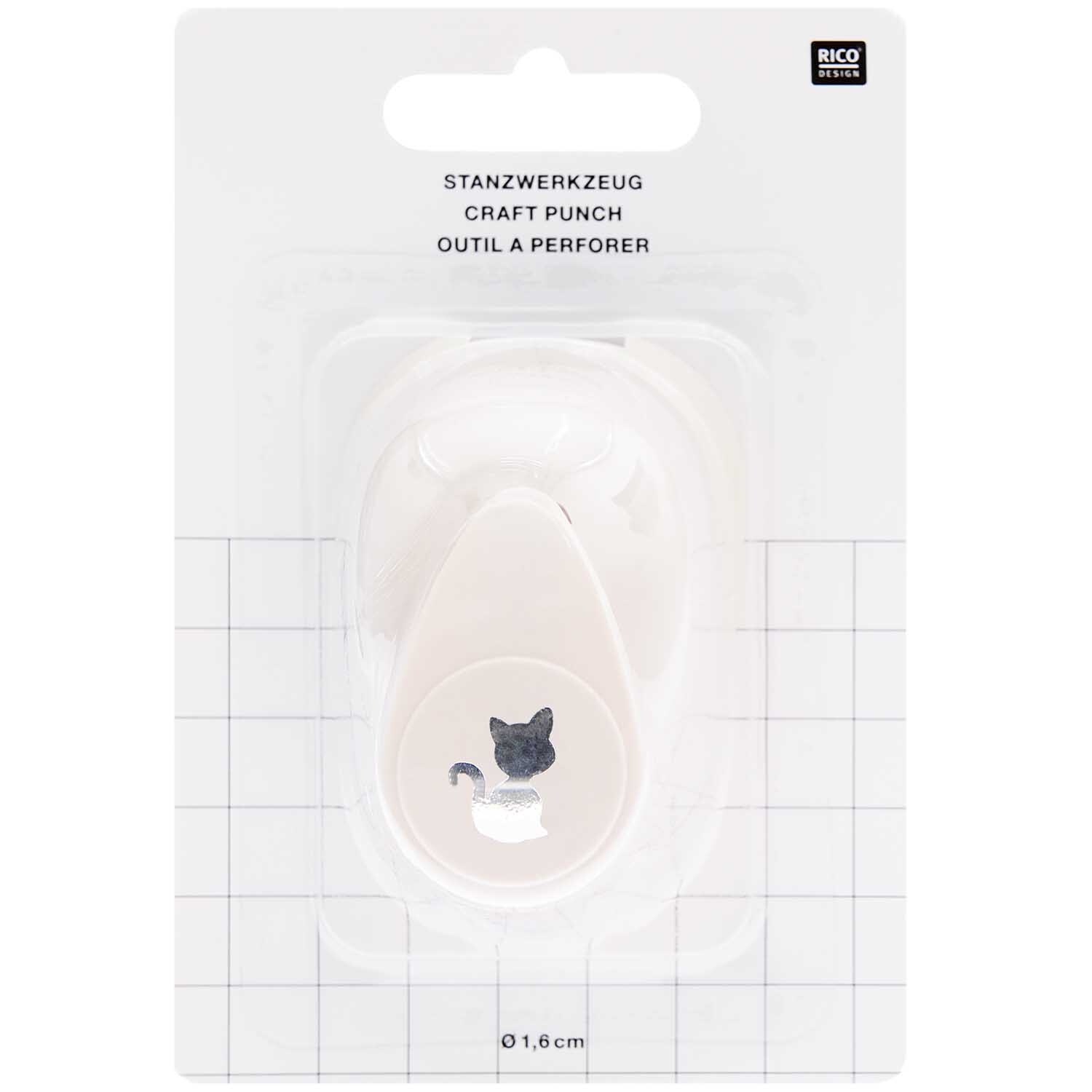 Paper Poetry Stanzer Katze 1,6cm von Rico Design