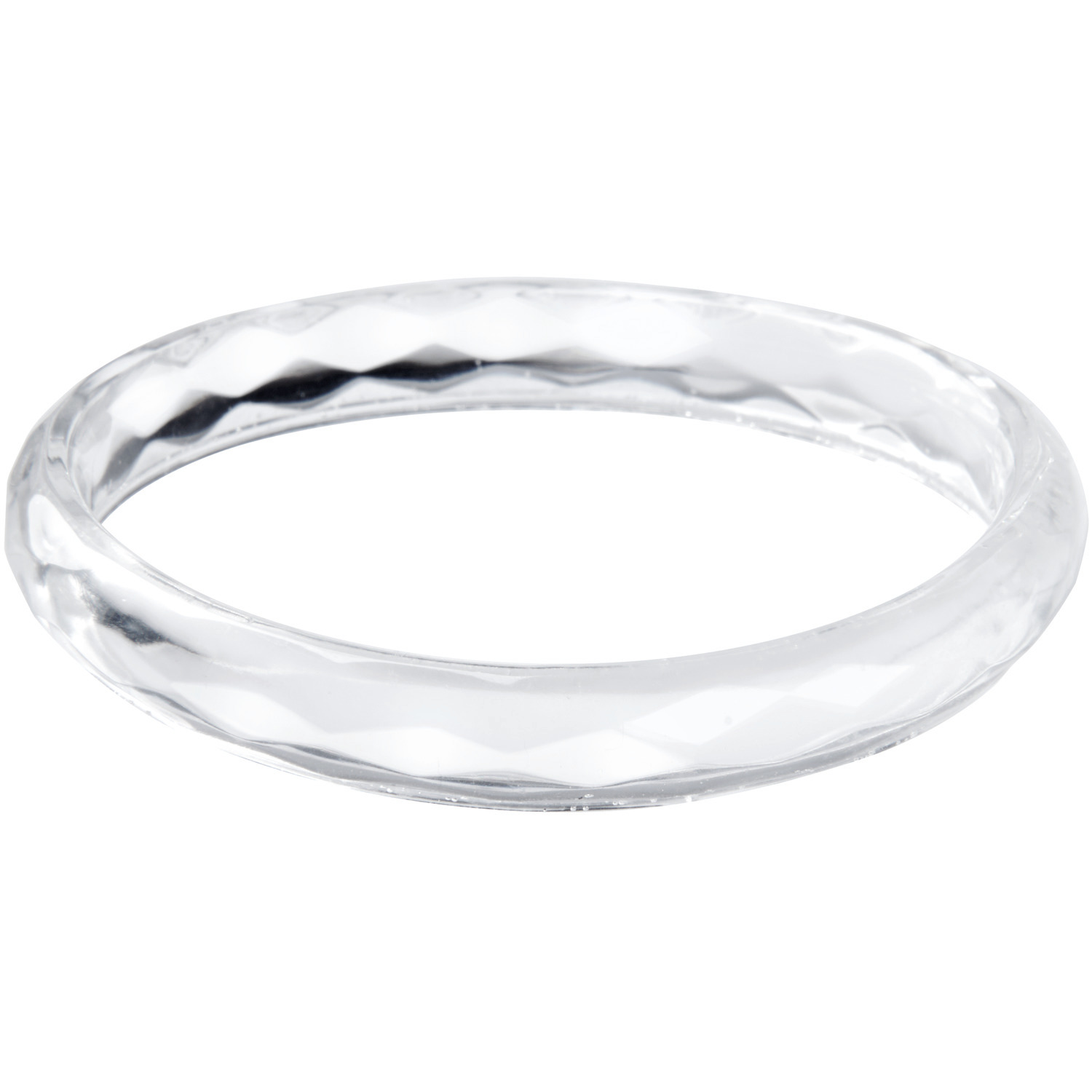 Silikon Gießform Armreif von Rico Design, transparent, rund, mit einem Durchmesser von 7,4 cm.