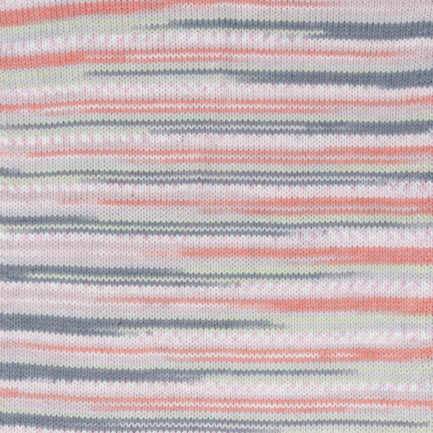 Rico Baby Dream dk A Luxury Touch: Weiches Strickmuster in Lachs und Grau von Rico Design, ideal für Babybekleidung.