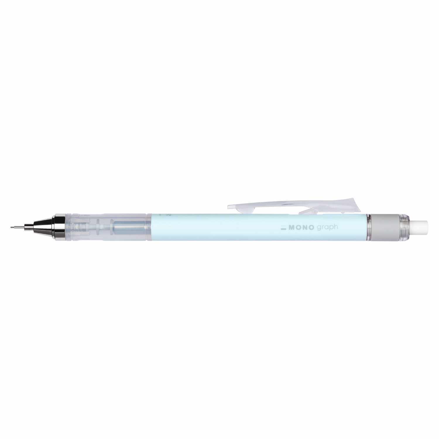 MONO graph Druckbleistift Pastell in Eisblau von Tombow, ideal für präzises Zeichnen und Schreiben.