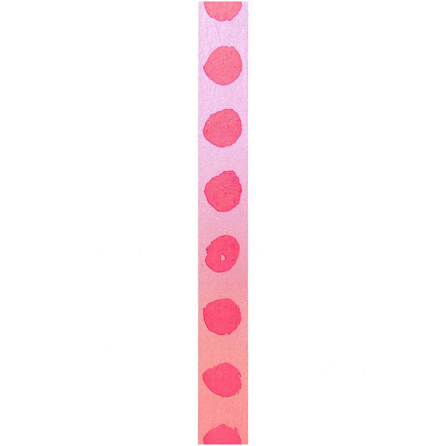 Paper Poetry Tape Crafted Nature Spots mit rosa Punkten, 1,5 cm breit, 10 m lang, von Rico Design.