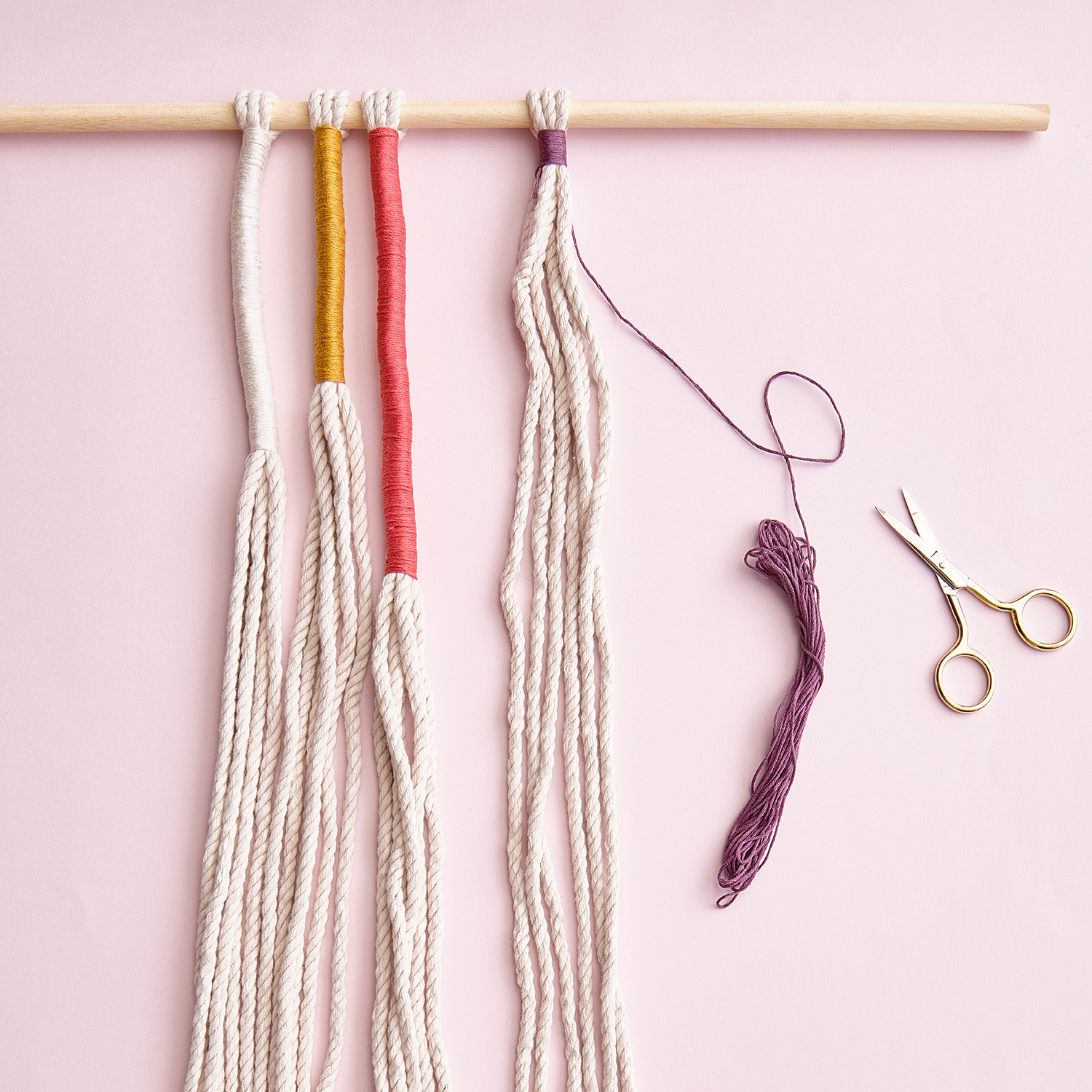 Bastelanleitung Sticktwist-Wanddeko Earthy von Rico Design