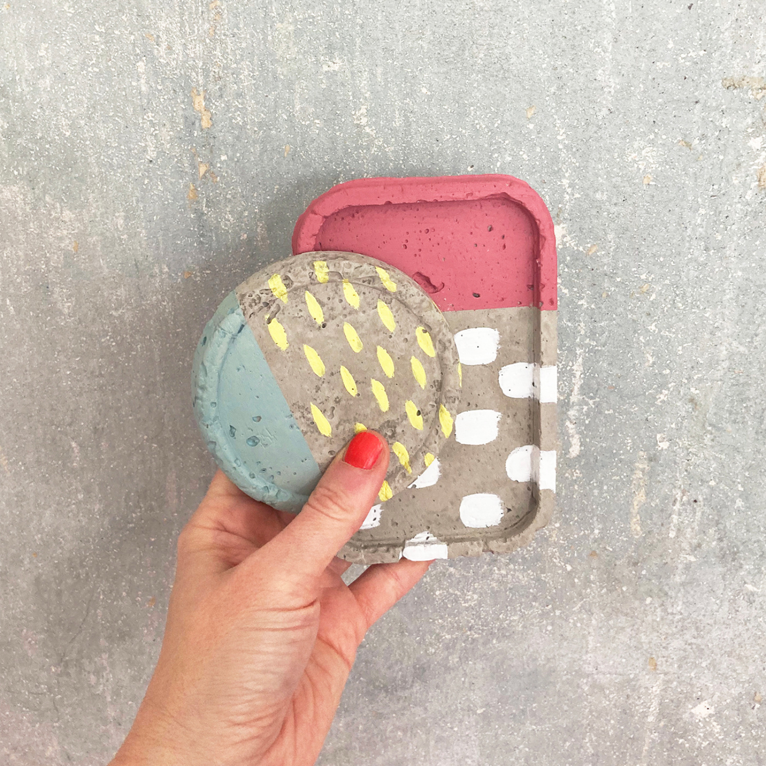 Bastelanleitung Schalen und Becher aus Giessbeton von idee. Creativmarkt 