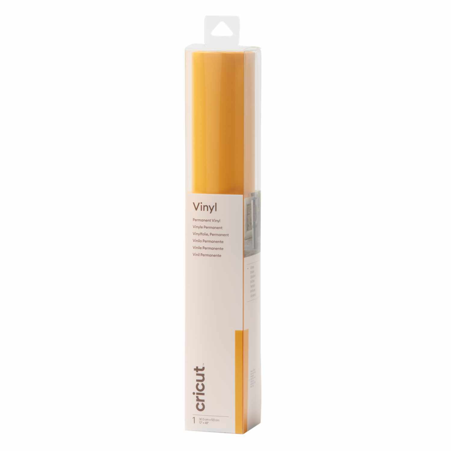 Premium Vinyl Permanent 30,5x122 cm Farbe Gelb von Cricut Germany 