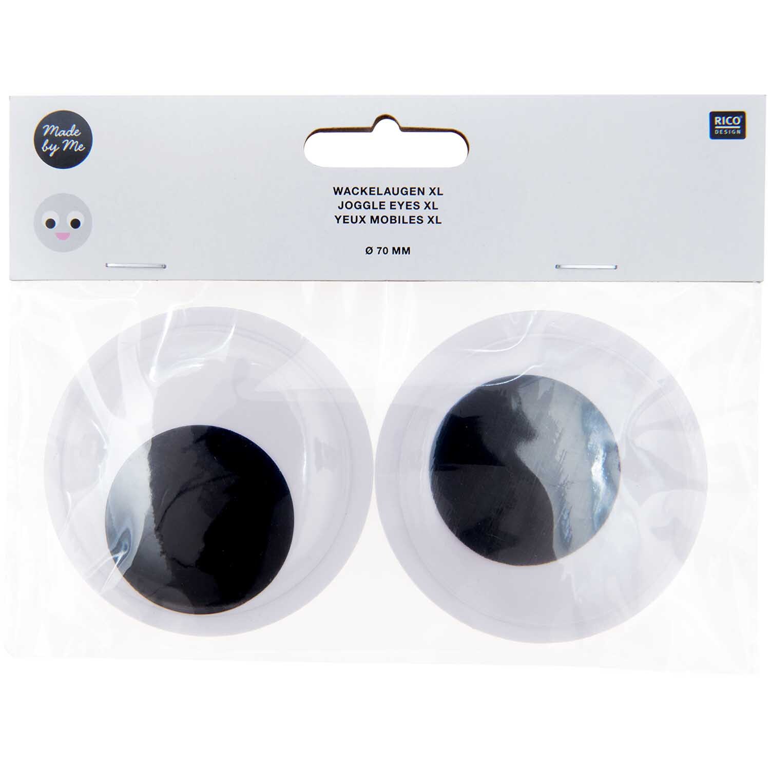 Wackelaugen XL 70mm 2 Stück von Rico Design