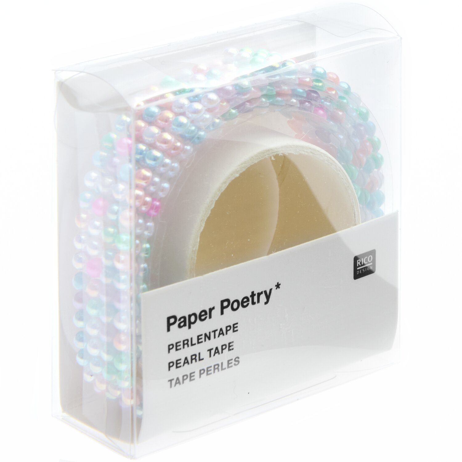 Paper Poetry Perlentape Multicolor 1,9x50cm von Rico Design