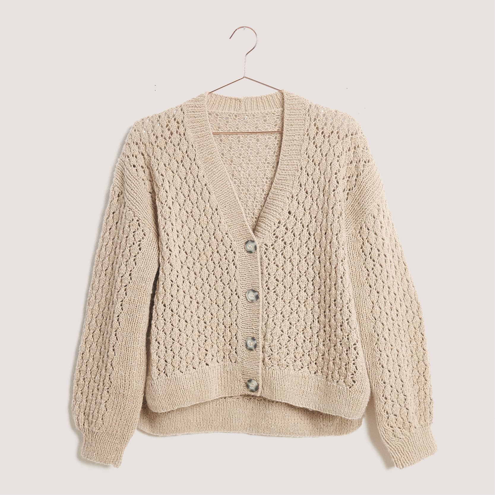 Gestrickte Jacke: Modell 21 aus dem Heft Lovewool No. 18