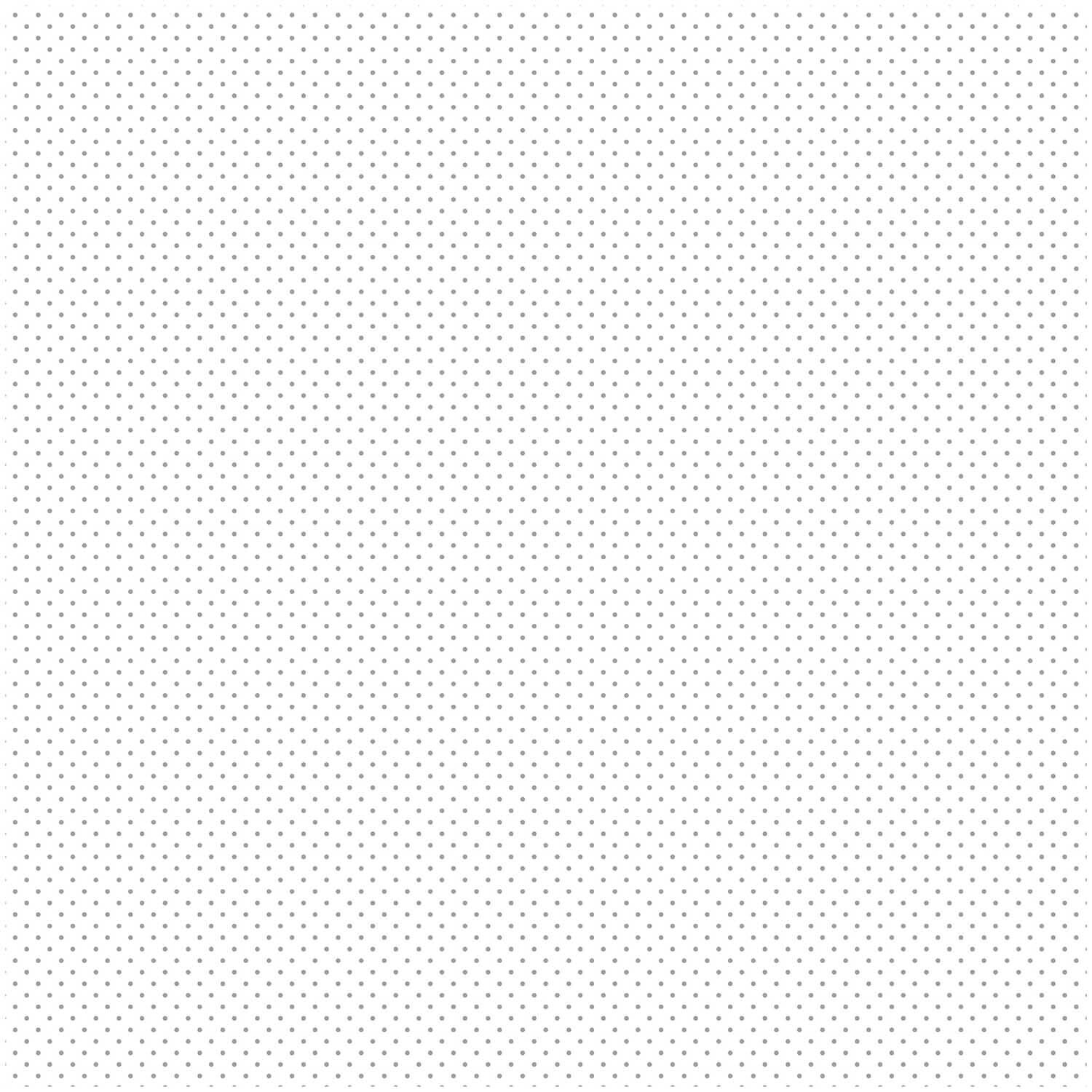 Stoff Punkte klein weiß-grau 50x140cm von Rico Design zeigt ein dezentes Punktmuster auf hellem Hintergrund. Ideal für kreative Nähprojekte.