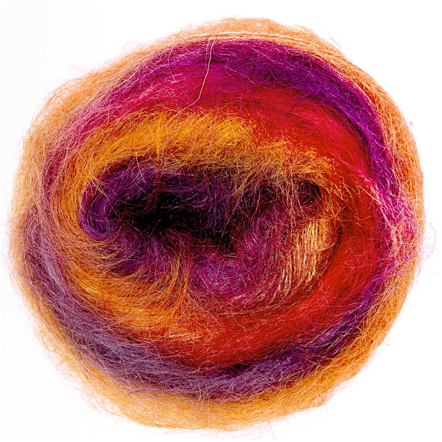 Essentials Super Kid Mohair Loves Silk Print 50g 375m Farbe Feuer von Rico Design
