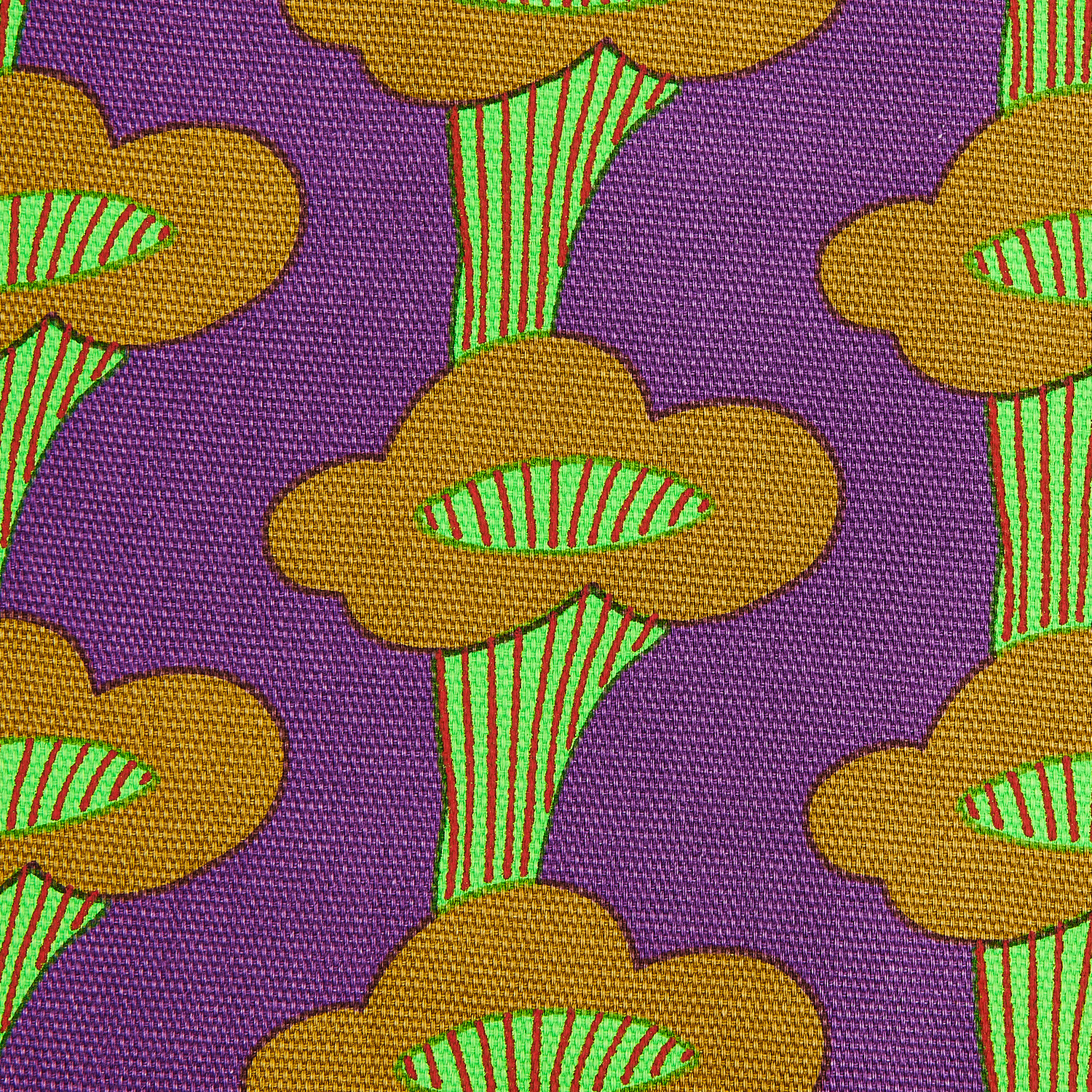 Meterware Canvas Pfifferlinge Neon Violett von Rico Design