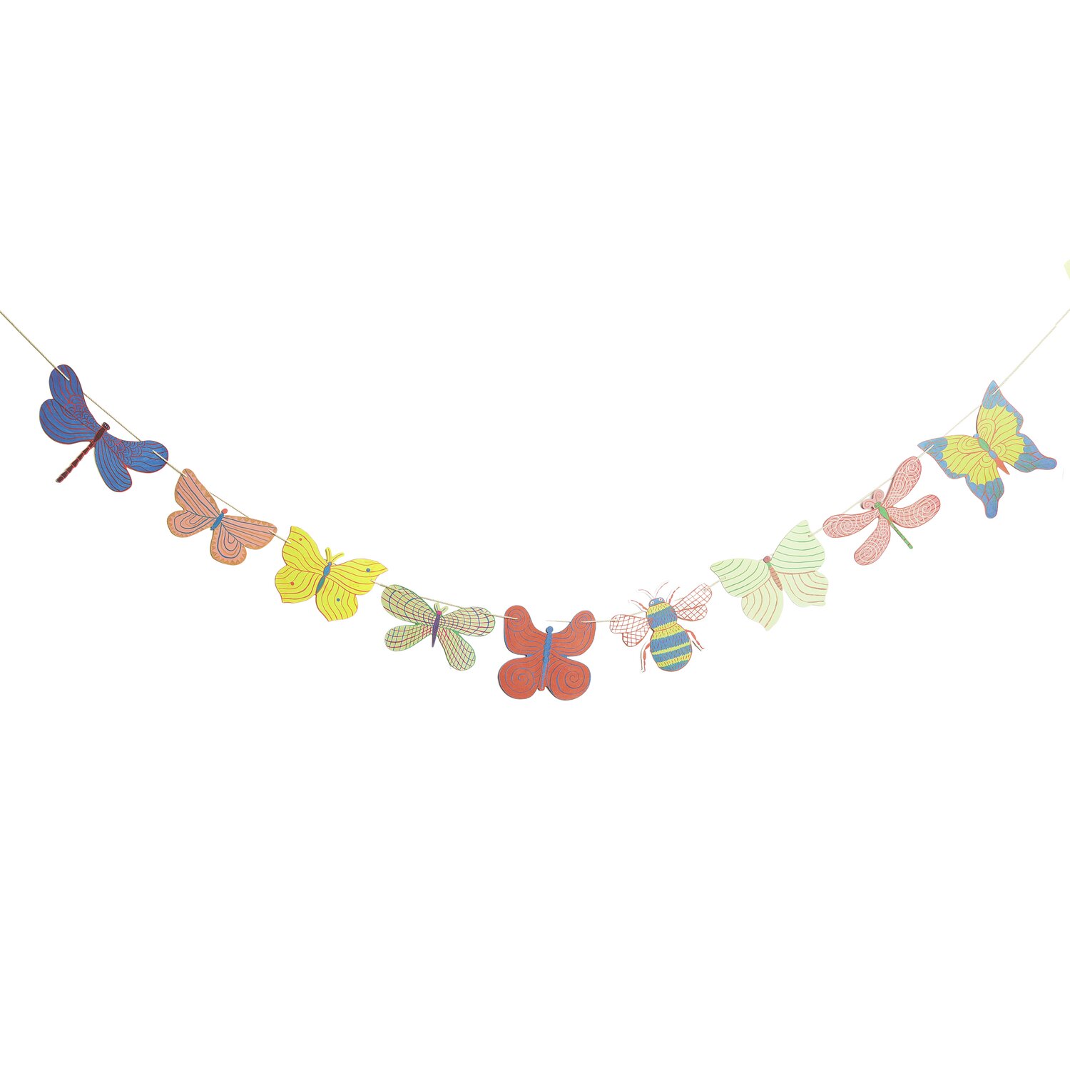 Girlande Midsommar Magic Insekten 3m von Rico Design