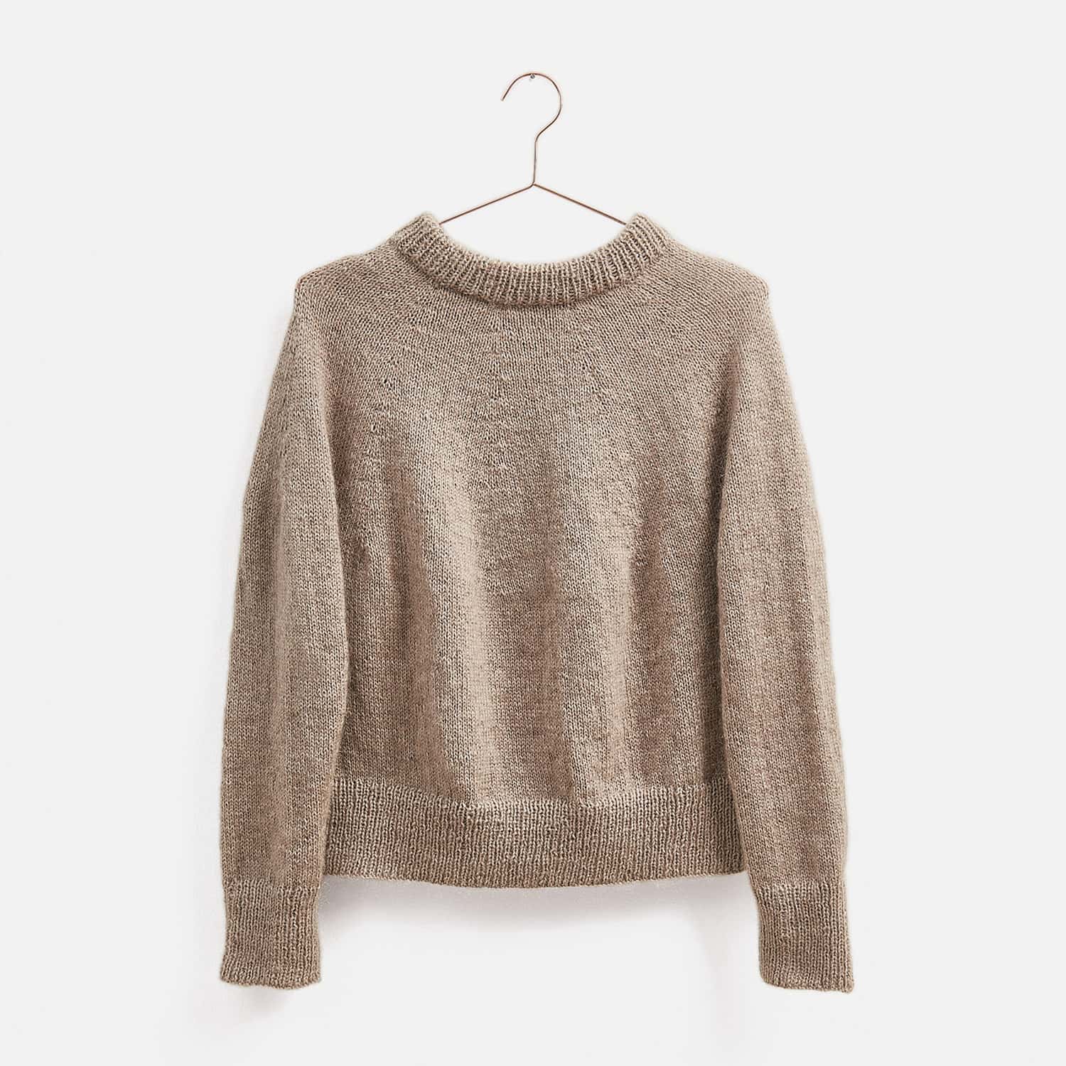 Gestrickter Pullover: Modell 09 aus dem Heft Top Down Knitting Special 2