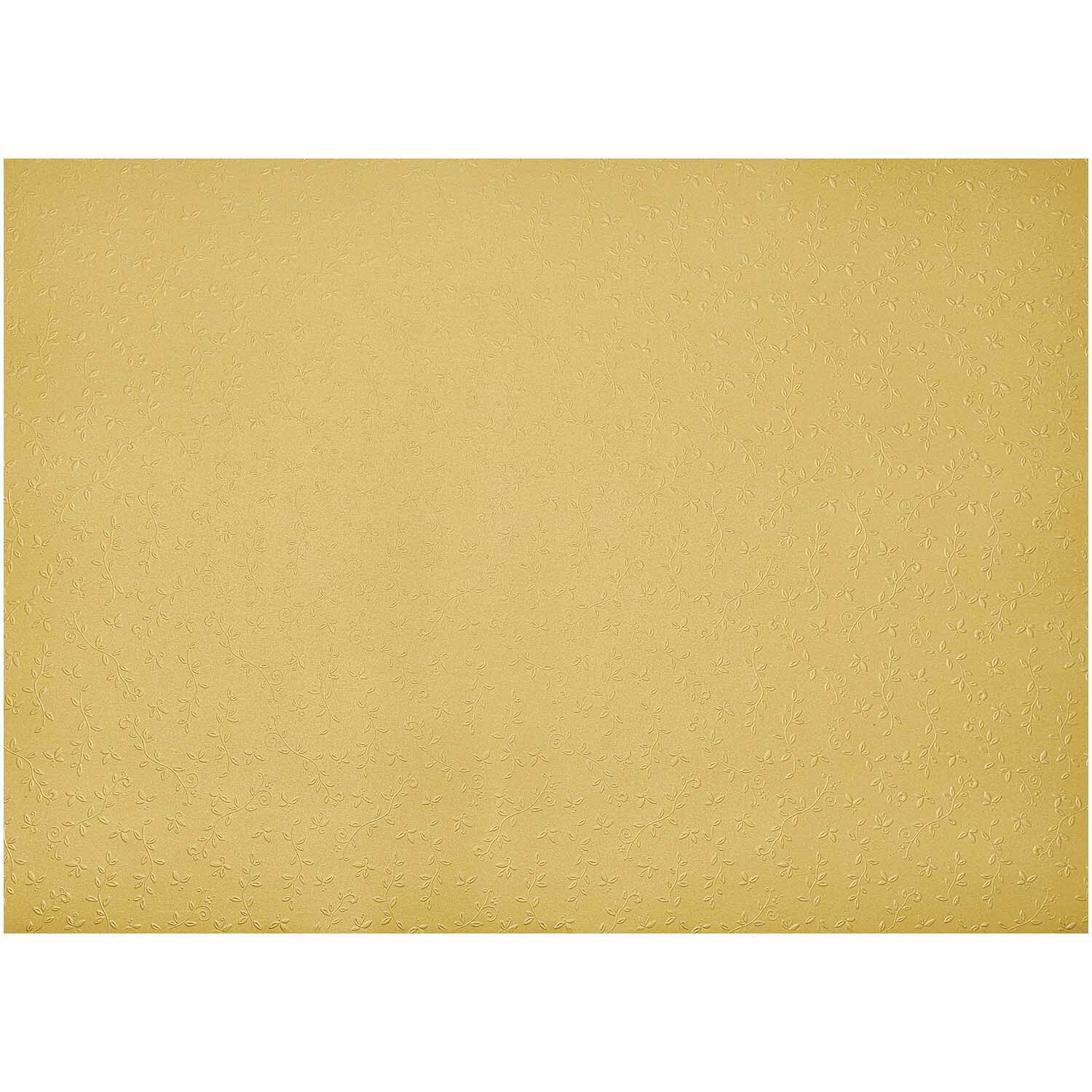 Prägekarton Ornament 50x70cm 220g/m² Farbe Gold von Max Bringmann 