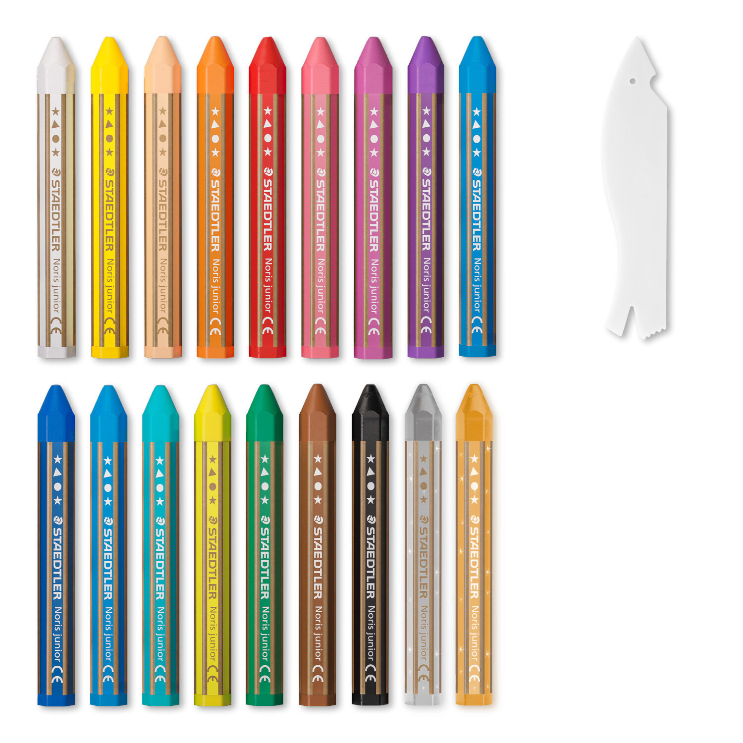 Noris Junior Wachsmalkreide Set 18 Stück von STAEDTLER